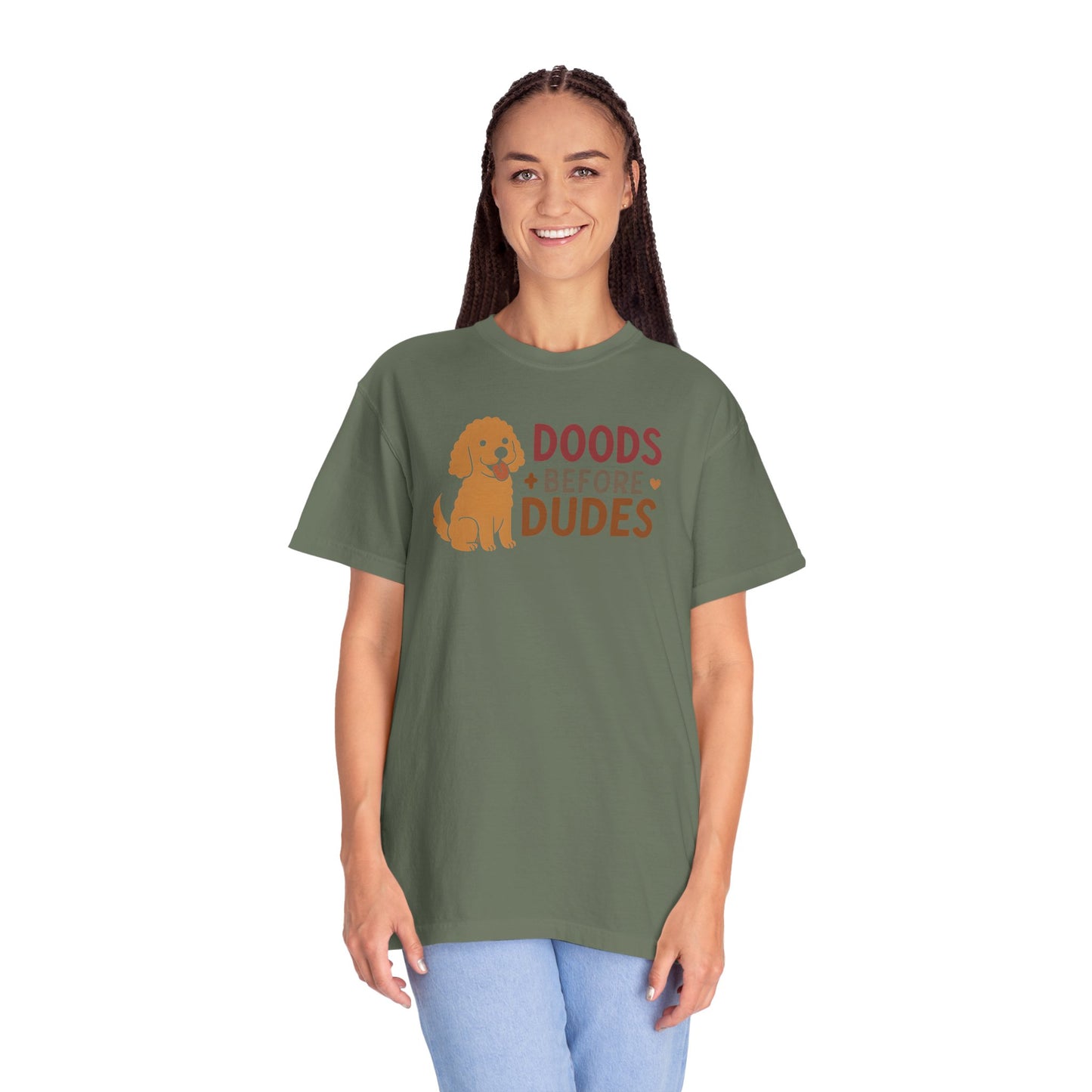 Doods Before Dudes Shirt, Fun Dog Lover T-Shirt, Unisex Tee for Pet Owners, Casual Apparel for Dog Lovers, Great Gift for Dog Moms