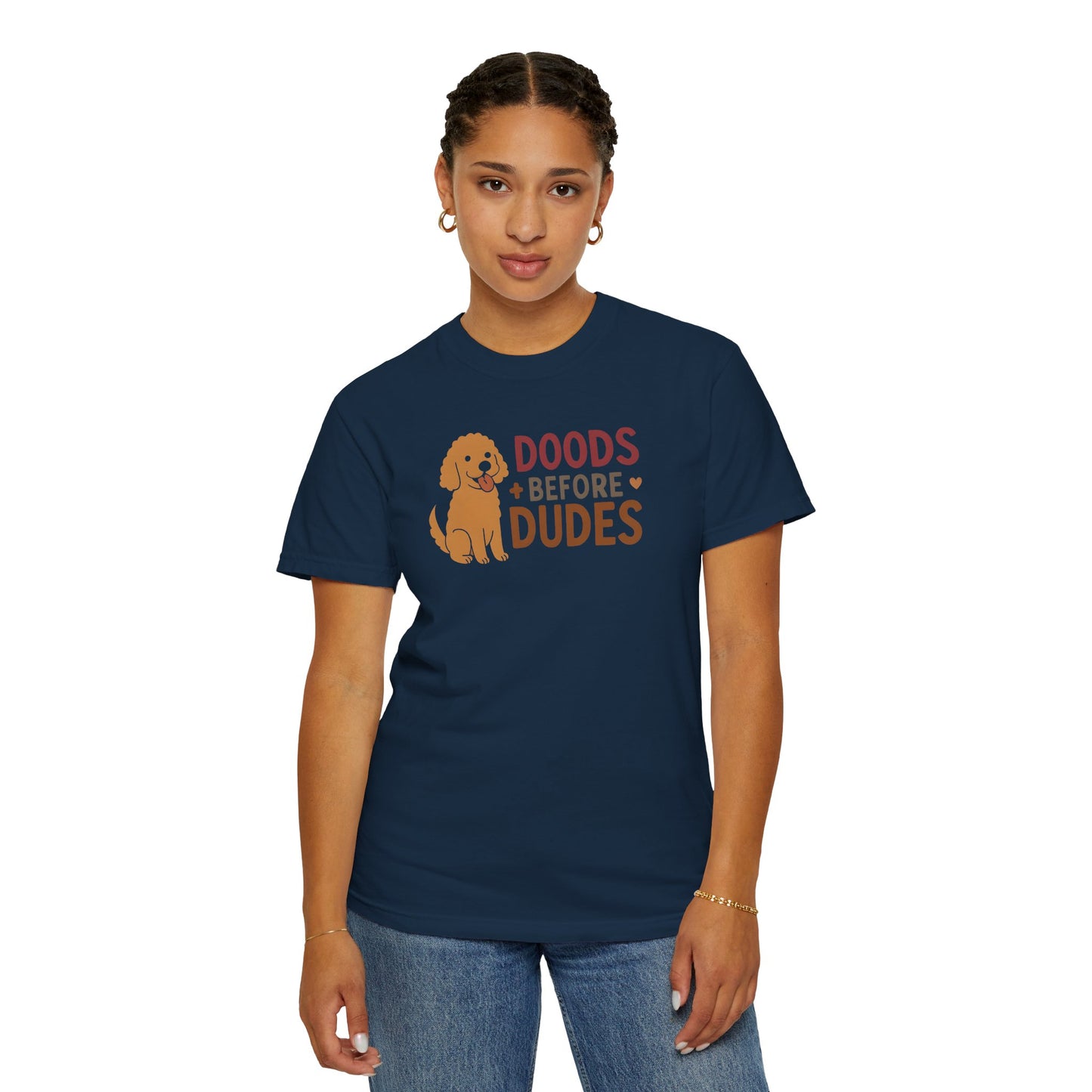 Doods Before Dudes Shirt, Fun Dog Lover T-Shirt, Unisex Tee for Pet Owners, Casual Apparel for Dog Lovers, Great Gift for Dog Moms