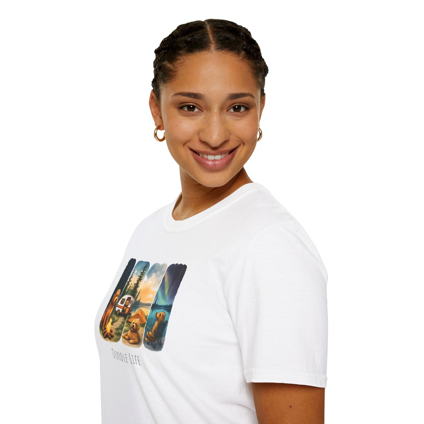 Doodle Life. Travel Dog Lover T-Shirt, Cute Pet Camping Tee, Adventure Shirt, Gifts for Dog Owners, Doodle Travel T-Shirt