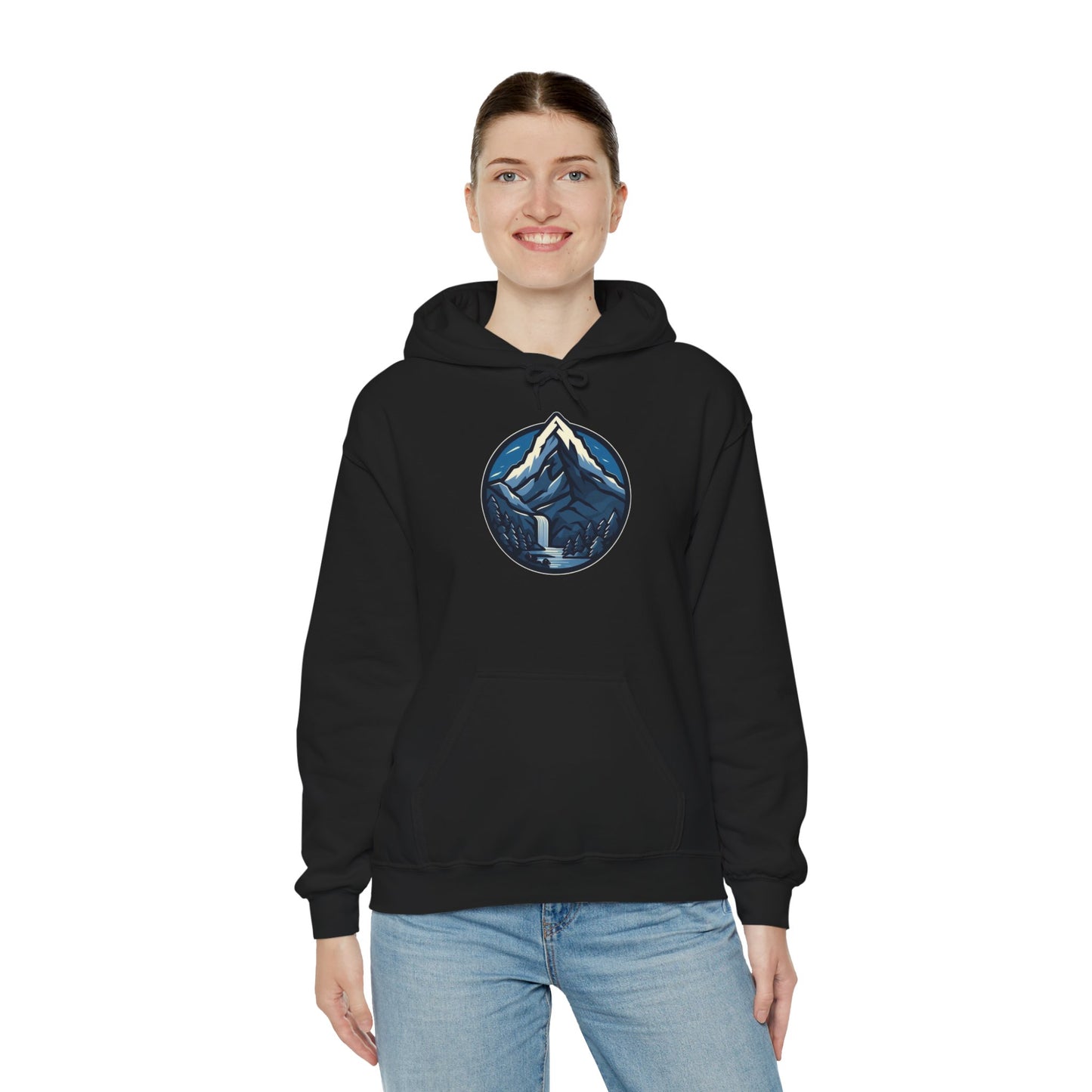 Blue Mountain Waterfall Hoodie