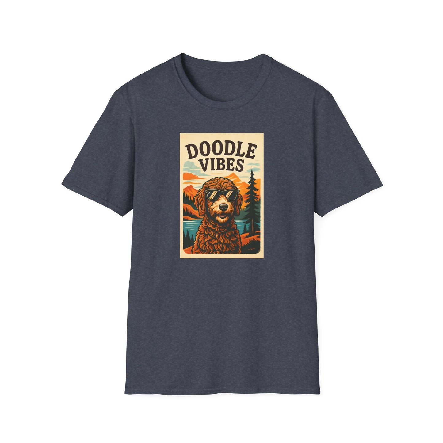 Doodle Vibes. Unisex T-Shirt, Funny Dog Tee, Gift for Pet Lovers, Casual Wear, Dog Enthusiast Shirt, Summer Fashion