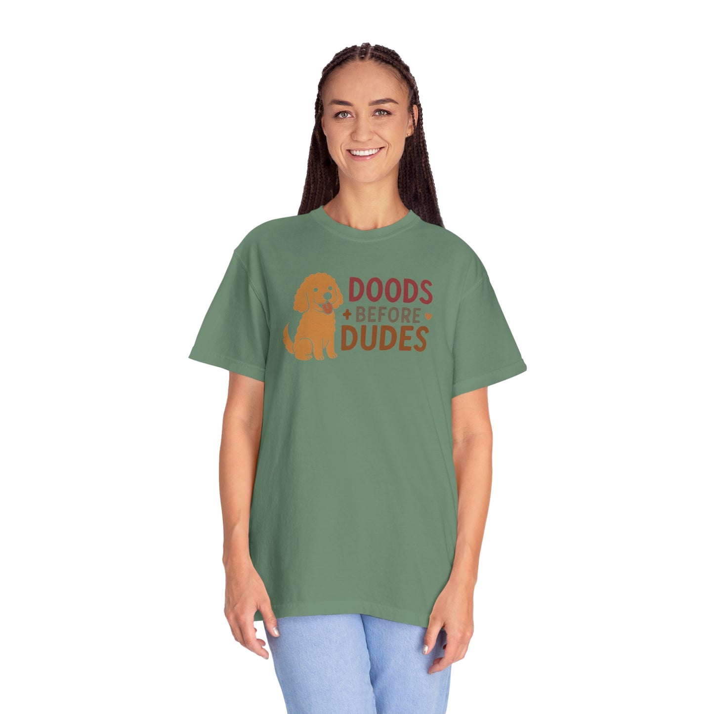 Doods Before Dudes Shirt, Fun Dog Lover T-Shirt, Unisex Tee for Pet Owners, Casual Apparel for Dog Lovers, Great Gift for Dog Moms
