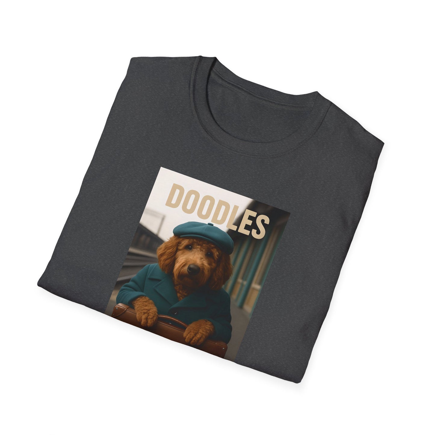 Doodles Need Vacations Too, Unisex Softstyle T-Shirt, Cute Dog Vacation Tee, Pet Lover Gift, Animal Apparel, Funny Dog T-Shirt