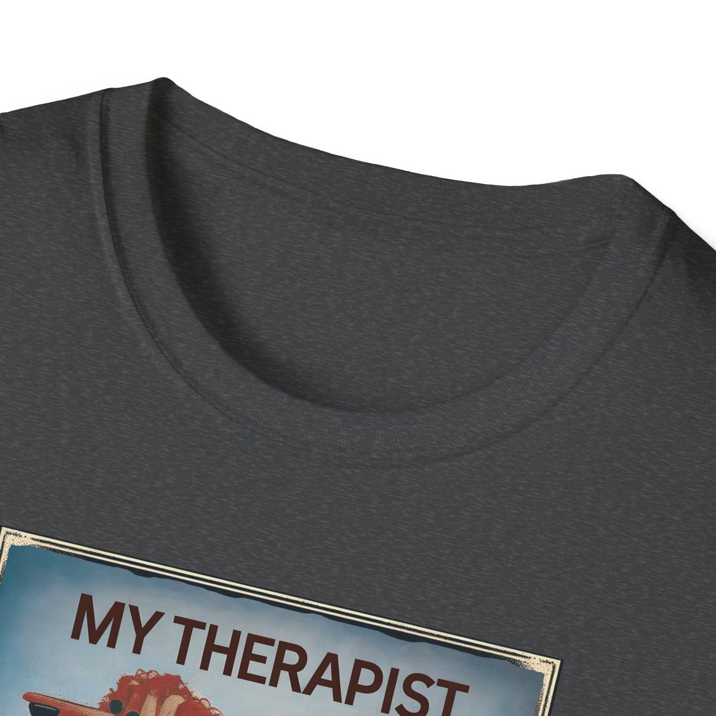 My Therapist Has Four Legs, Funny Dog Lover T-Shirt, Pet Owner Gift, Casual Wear, Dog Mom Shirt, Humorous T-Shirt