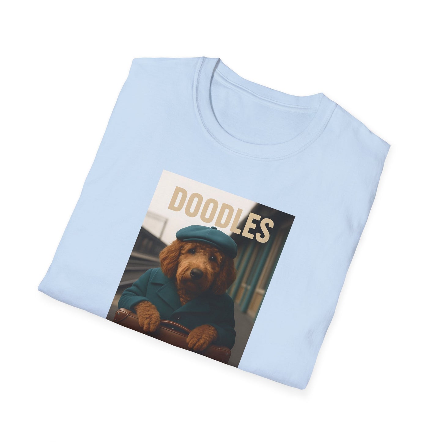 Doodles Need Vacations Too, Unisex Softstyle T-Shirt, Cute Dog Vacation Tee, Pet Lover Gift, Animal Apparel, Funny Dog T-Shirt