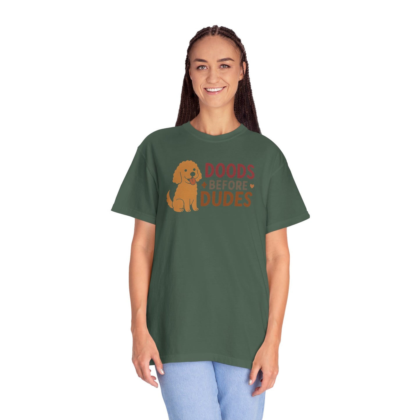 Doods Before Dudes Shirt, Fun Dog Lover T-Shirt, Unisex Tee for Pet Owners, Casual Apparel for Dog Lovers, Great Gift for Dog Moms