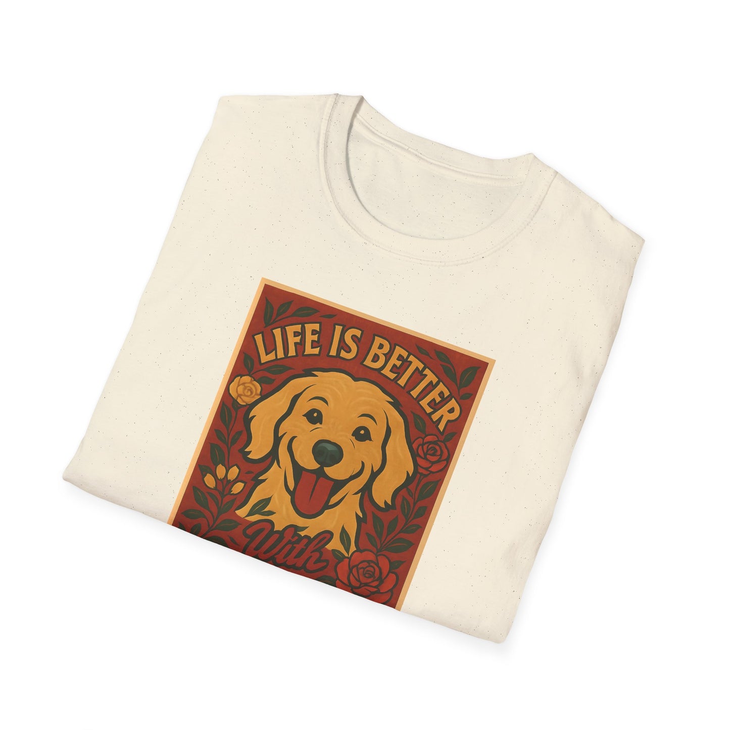 Doodle Pet T-Shirt - Life is Better with a Doodle Design, Cute Pet Shirts and Apparel, Gifts for Mom