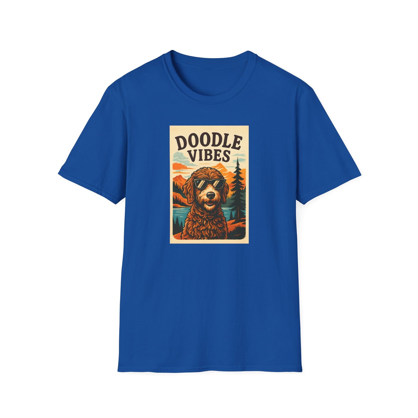 Doodle Vibes. Unisex T-Shirt, Funny Dog Tee, Gift for Pet Lovers, Casual Wear, Dog Enthusiast Shirt, Summer Fashion