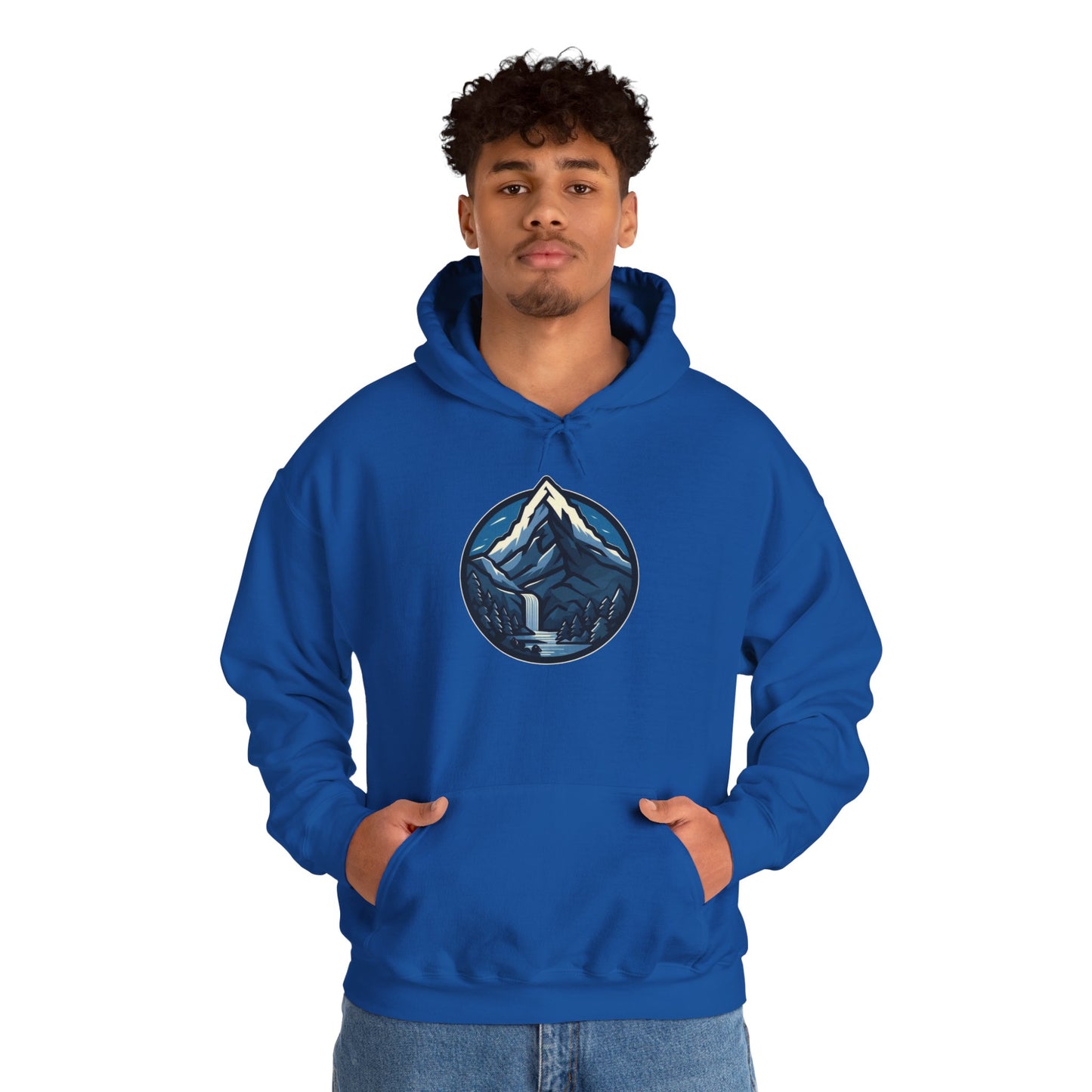 Blue Mountain Waterfall Hoodie