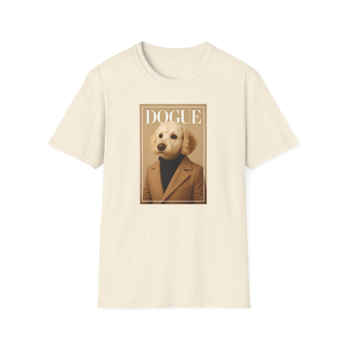 Dogue Magazine Cover. Themed Unisex T-Shirt - Fun Pet Lover Gift, Dog Mom Apparel