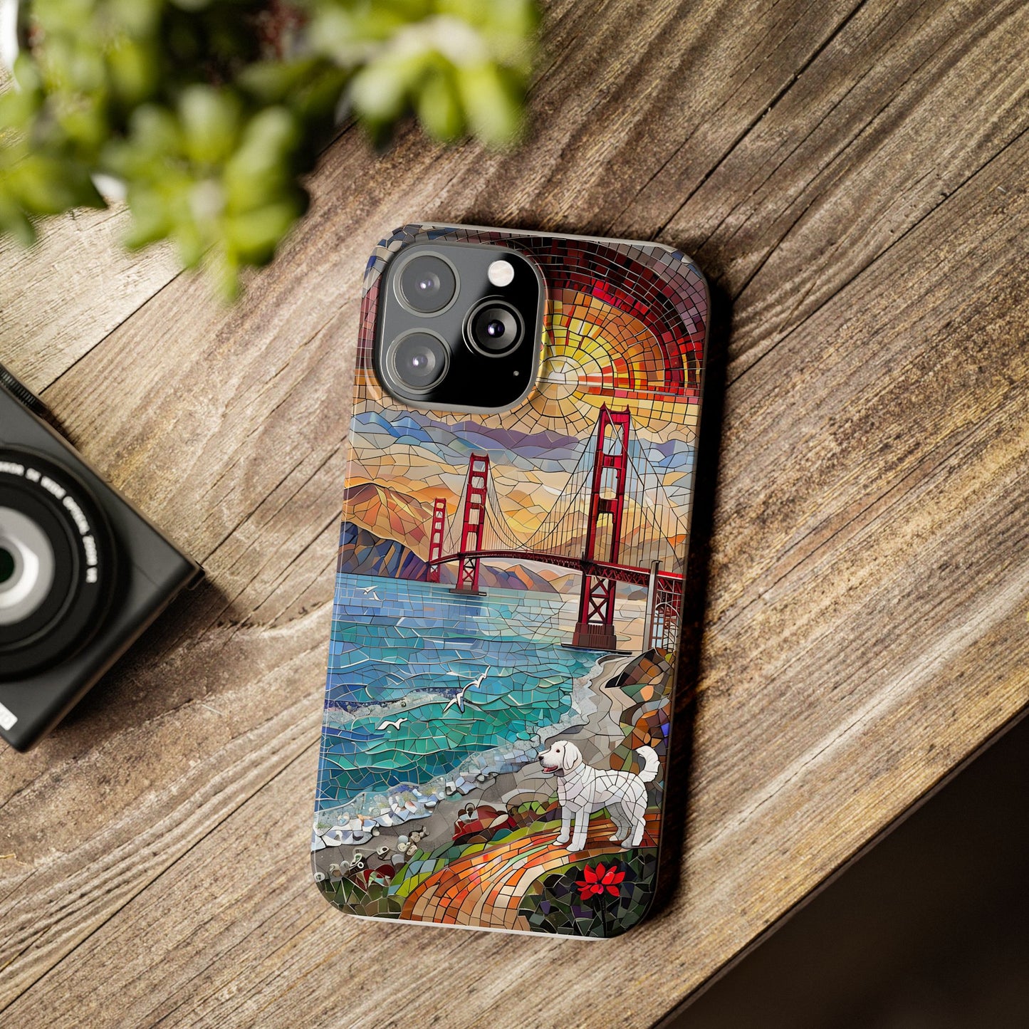 Mountain Landscape Slim Mobile Phone Cases, Phone Accessories, Doodle Dog Cell Phone Case