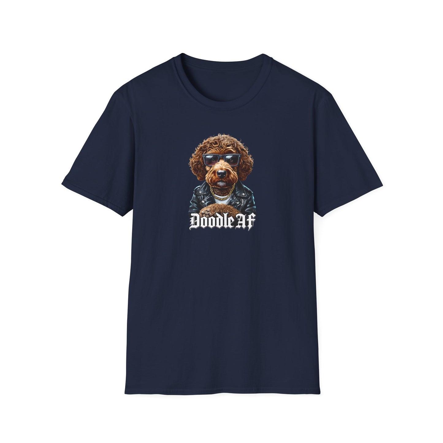 Doodle AF, Cool Doodle Dog Unisex T-Shirt, Pet Lover Gift, Dog Apparel, Dog Mom, Funny Animal Tee