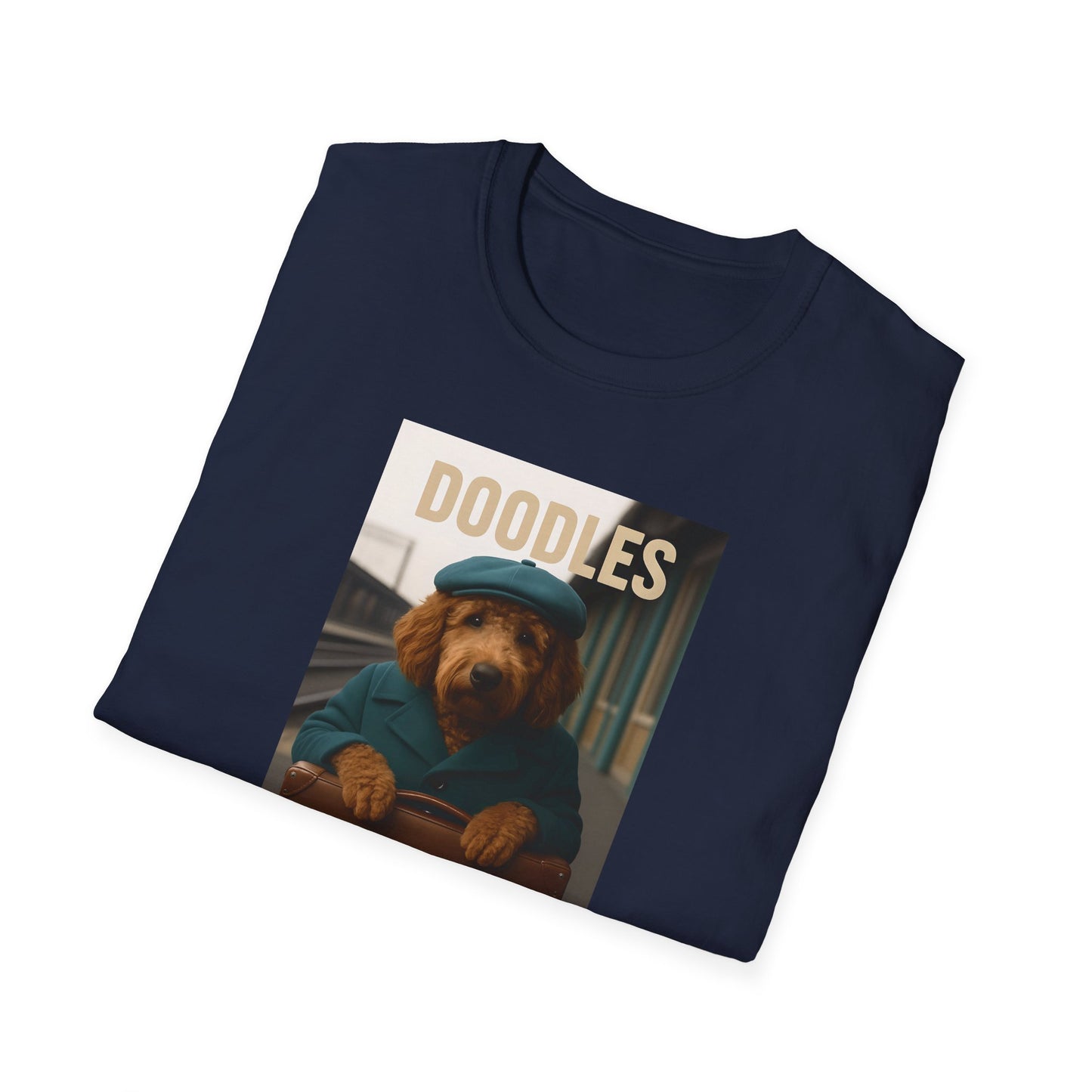 Doodles Need Vacations Too, Unisex Softstyle T-Shirt, Cute Dog Vacation Tee, Pet Lover Gift, Animal Apparel, Funny Dog T-Shirt