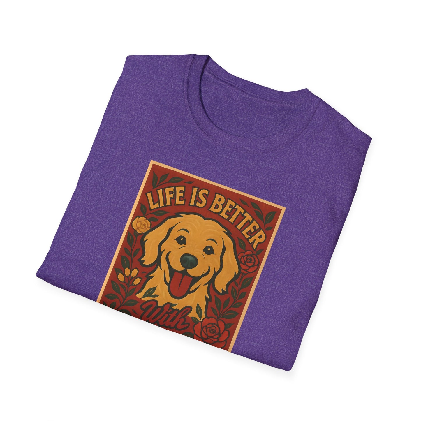 Doodle Pet T-Shirt - Life is Better with a Doodle Design, Cute Pet Shirts and Apparel, Gifts for Mom