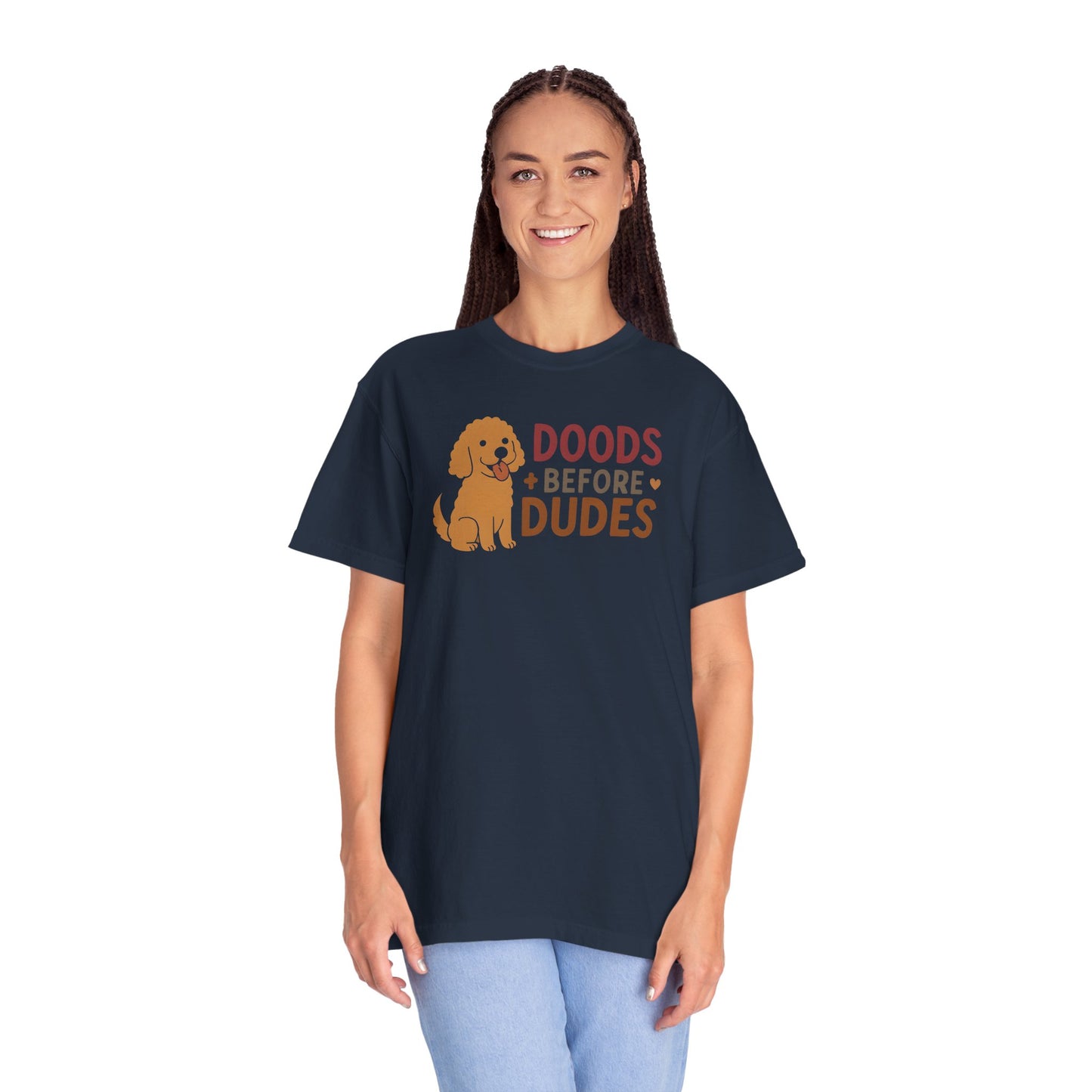 Doods Before Dudes Shirt, Fun Dog Lover T-Shirt, Unisex Tee for Pet Owners, Casual Apparel for Dog Lovers, Great Gift for Dog Moms