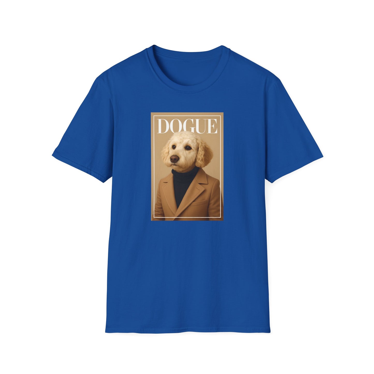 Dogue Magazine Cover. Themed Unisex T-Shirt - Fun Pet Lover Gift, Dog Mom Apparel