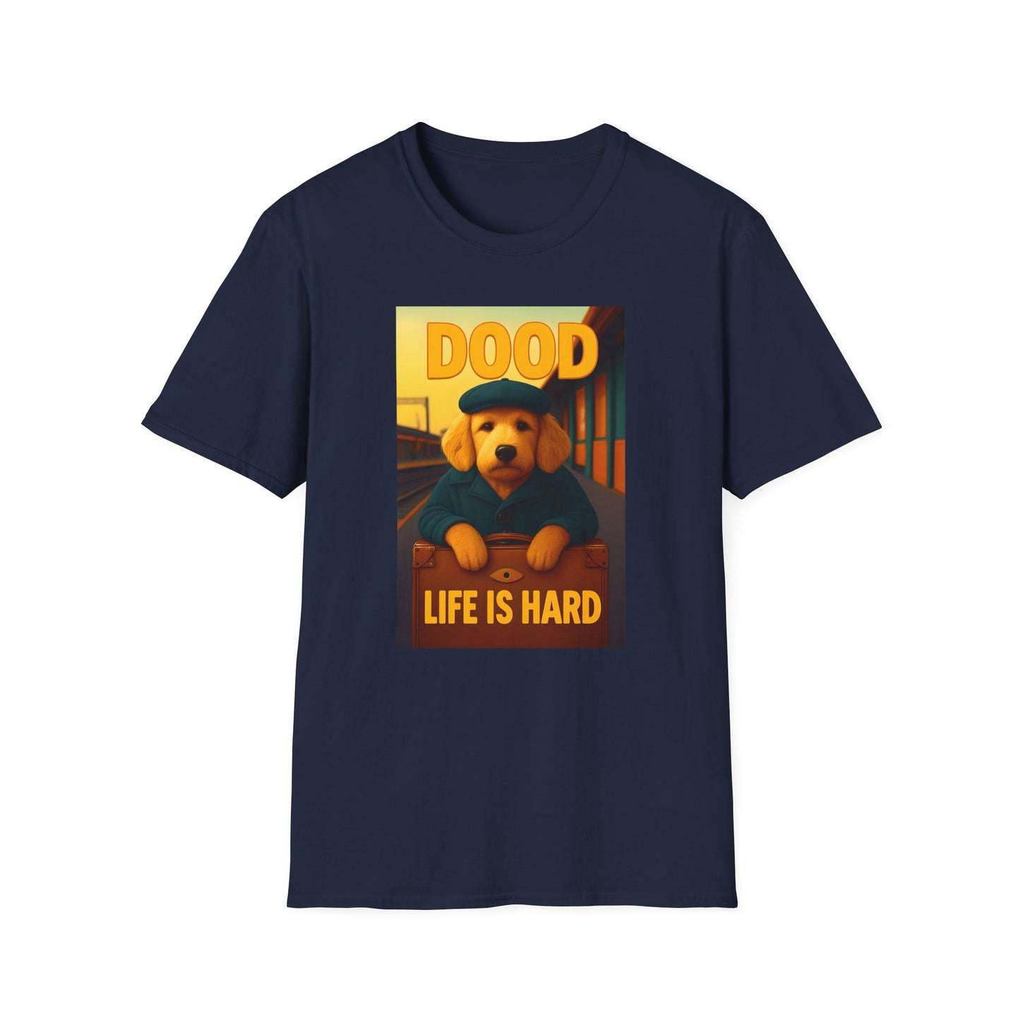 Dood Life is Hard T-Shirt, Funny Pet Tee, Unisex Graphic Shirt, Casual Wear Gift, Dog Lover Apparel