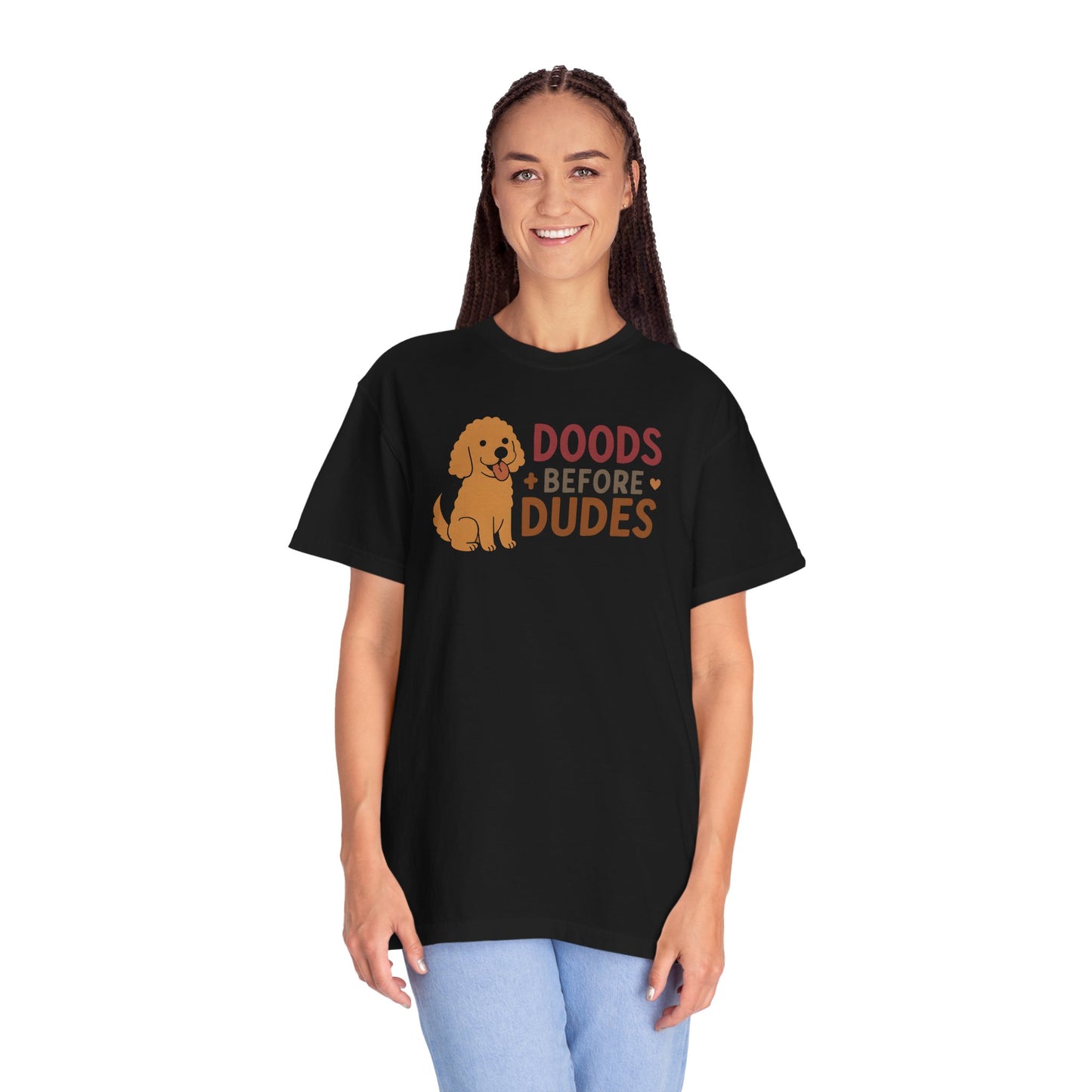 Doods Before Dudes Shirt, Fun Dog Lover T-Shirt, Unisex Tee for Pet Owners, Casual Apparel for Dog Lovers, Great Gift for Dog Moms