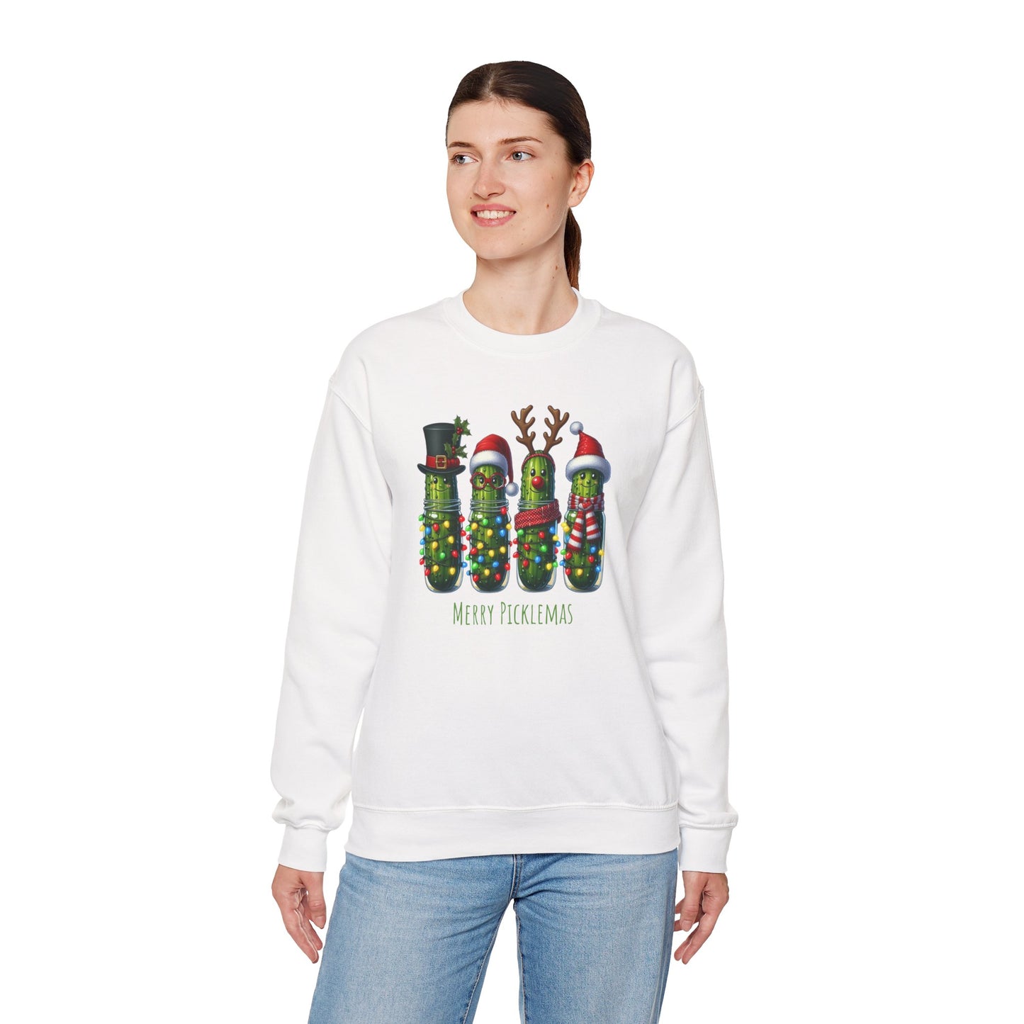 Christmas Is A Big Dill: Ugly Sweater: Holiday Cheer, Funny Gift for Pickle Lovers, Christmas Apparel