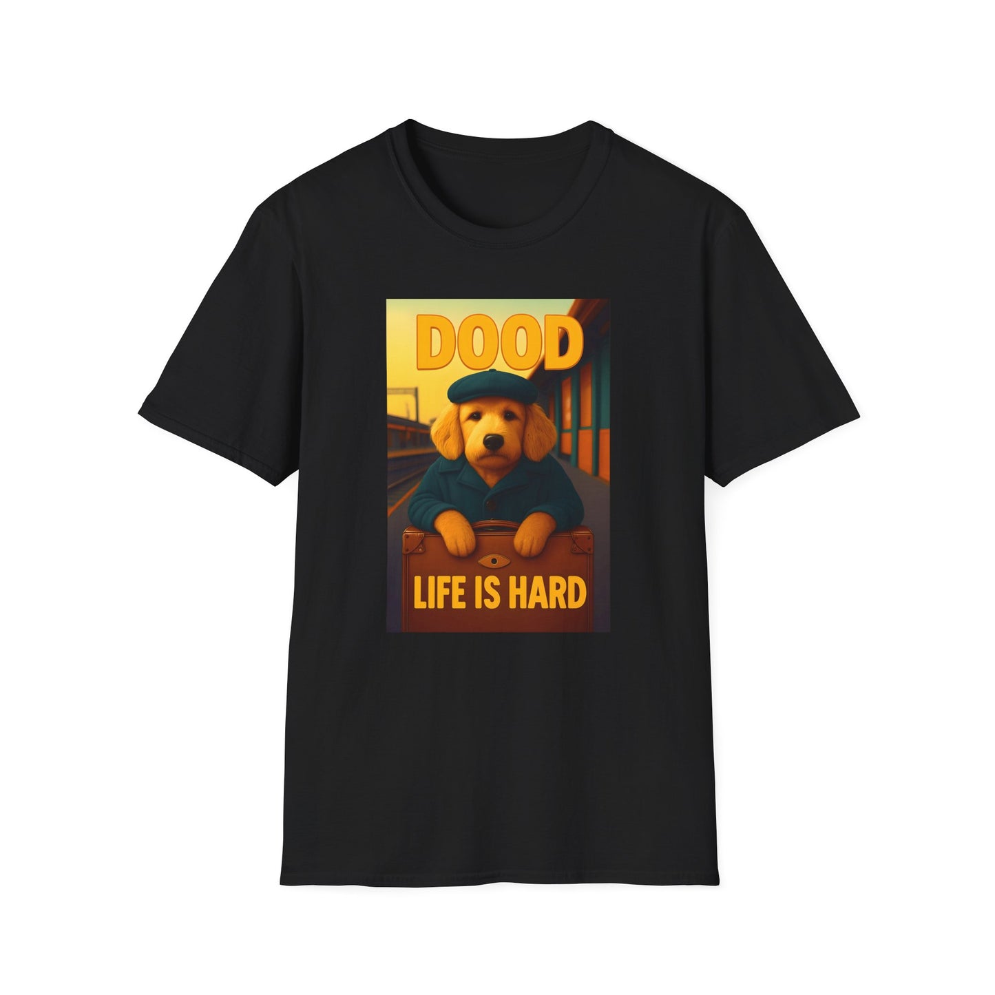 Dood Life is Hard T-Shirt, Funny Pet Tee, Unisex Graphic Shirt, Casual Wear Gift, Dog Lover Apparel