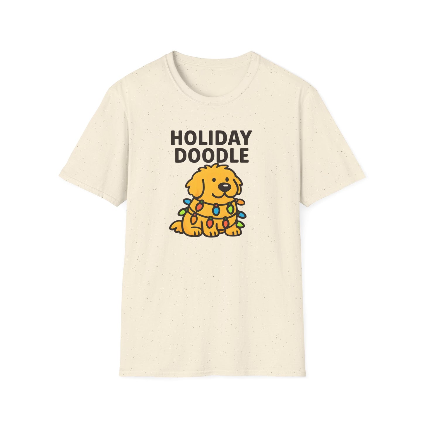 Holiday Doodle, Funny Christmas T-Shirt, Cute Dog Tee, Unisex Christmas Apparel, Pet Lover Gift, Fun Holiday Style
