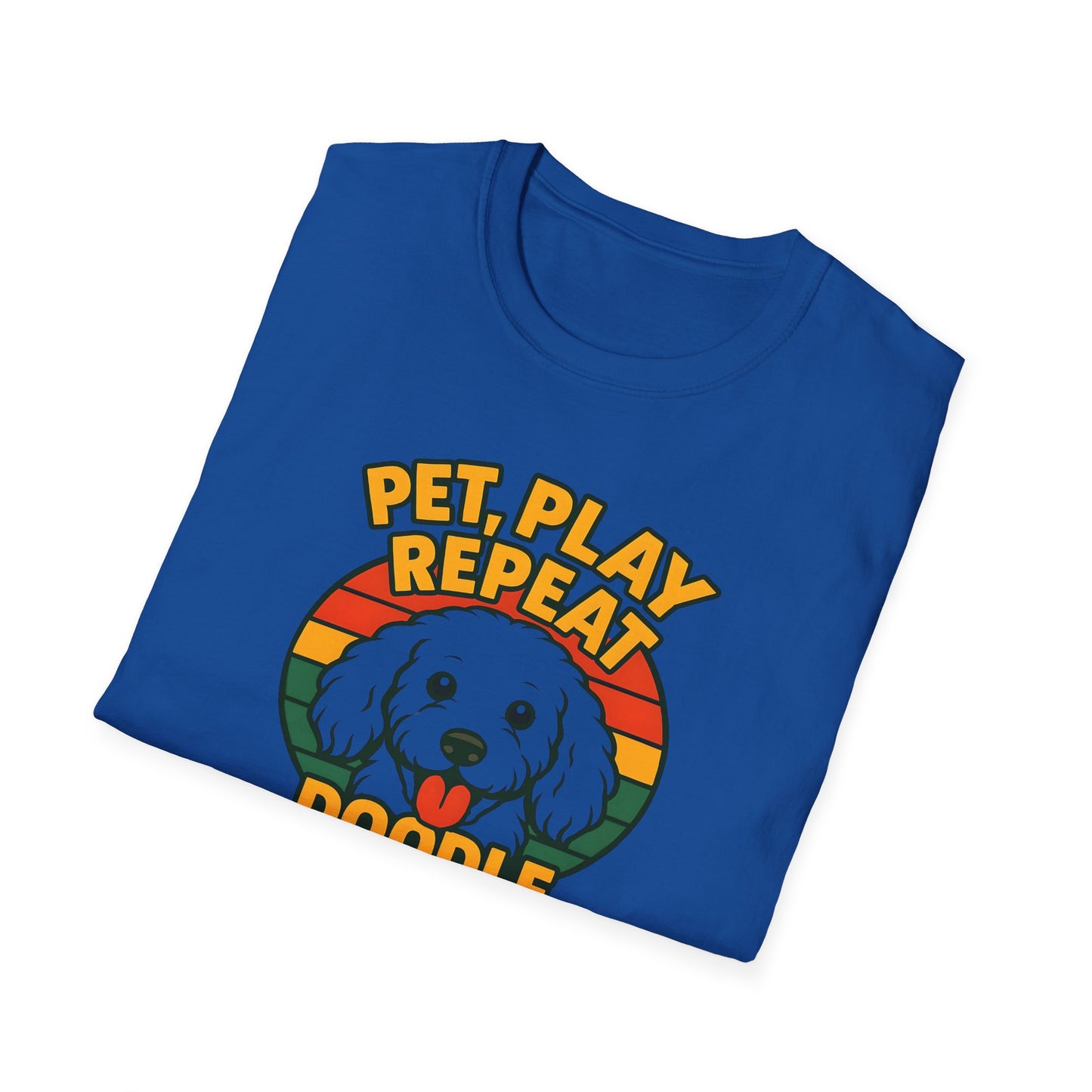 Pet. Play. Repeat. Doodle Life Pet Lover T-Shirt, Cute Dog Shirt, Pet Play Repeat Tee, Gift for Dog Owners, Animal Lover Apparel
