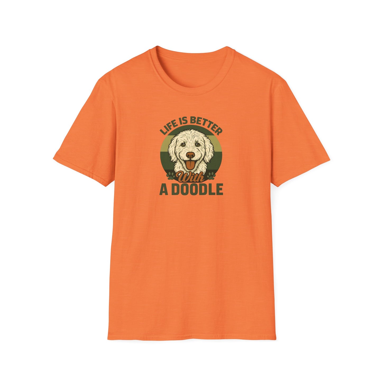 Life is Better with a Doodle, T-Shirt for Dog Lovers, Cute Pet Tee, Unisex Graphic Tee, Gift for Dog Parents, Animal Lovers Apparel