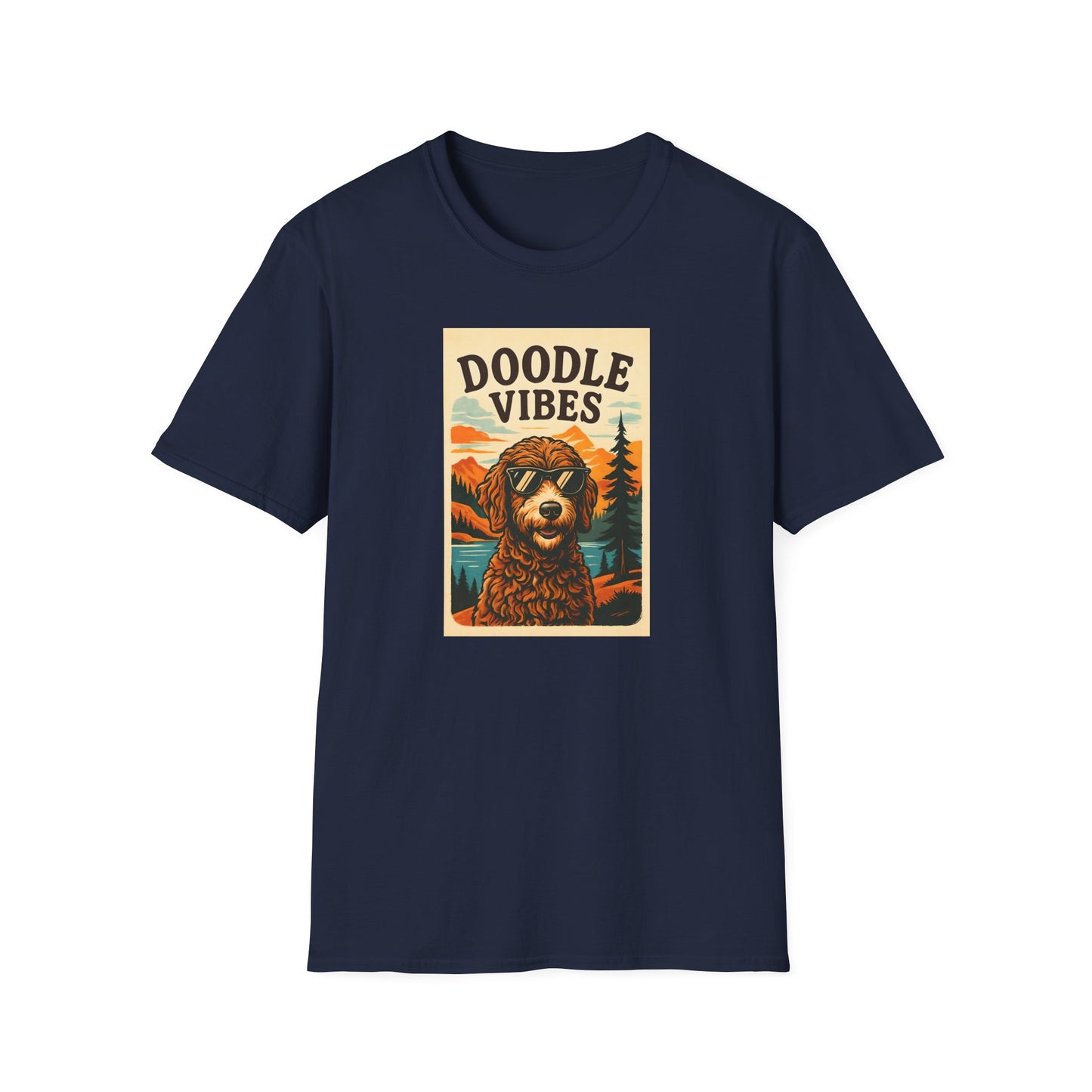 Doodle Vibes. Unisex T-Shirt, Funny Dog Tee, Gift for Pet Lovers, Casual Wear, Dog Enthusiast Shirt, Summer Fashion