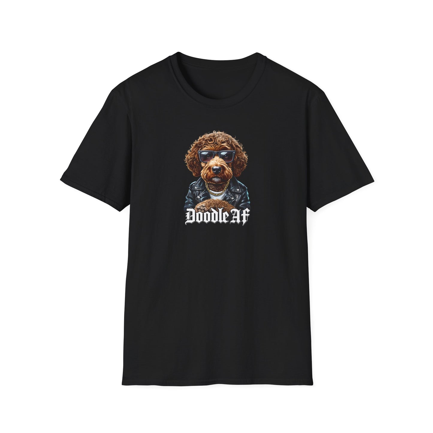 Doodle AF, Cool Doodle Dog Unisex T-Shirt, Pet Lover Gift, Dog Apparel, Dog Mom, Funny Animal Tee