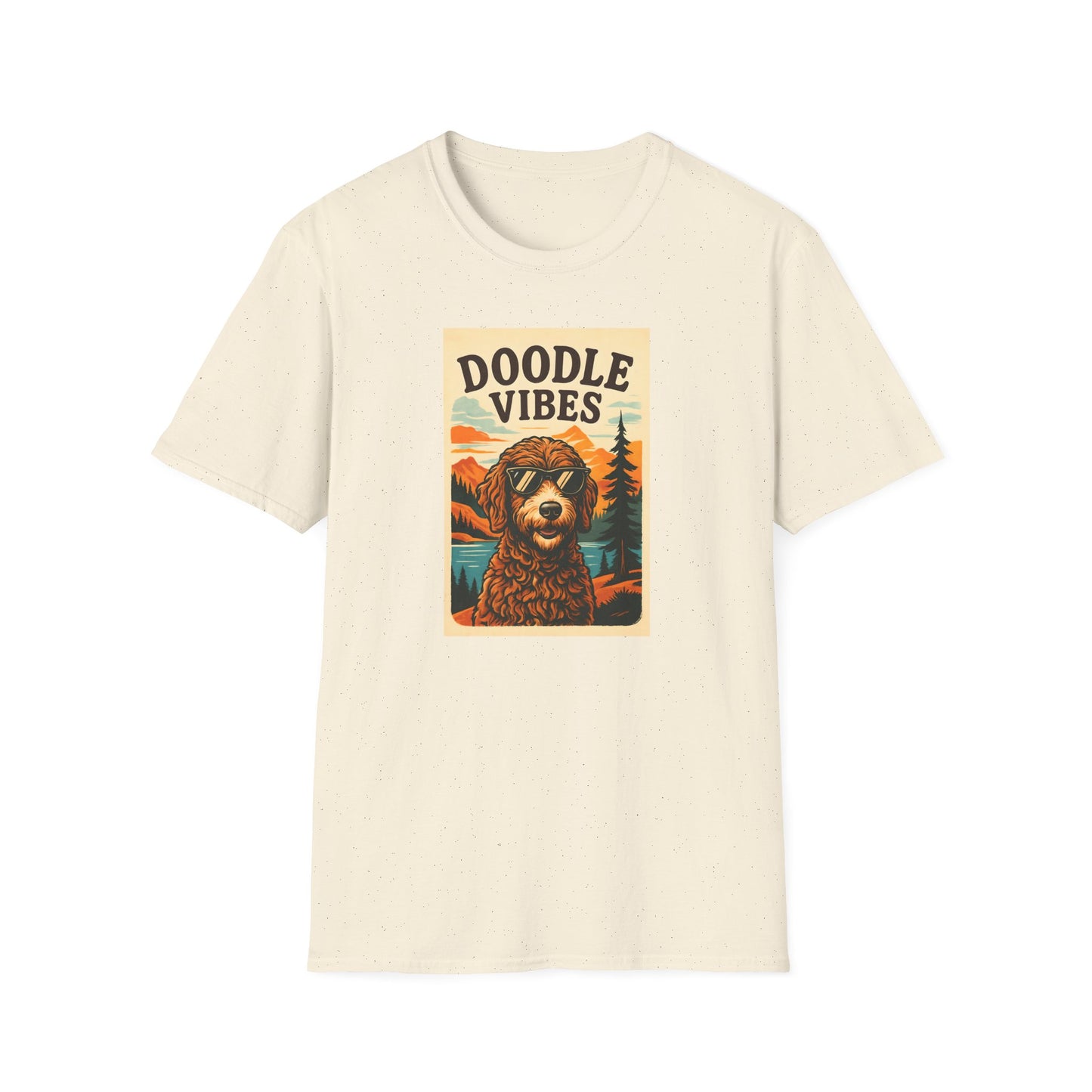 Doodle Vibes. Unisex T-Shirt, Funny Dog Tee, Gift for Pet Lovers, Casual Wear, Dog Enthusiast Shirt, Summer Fashion