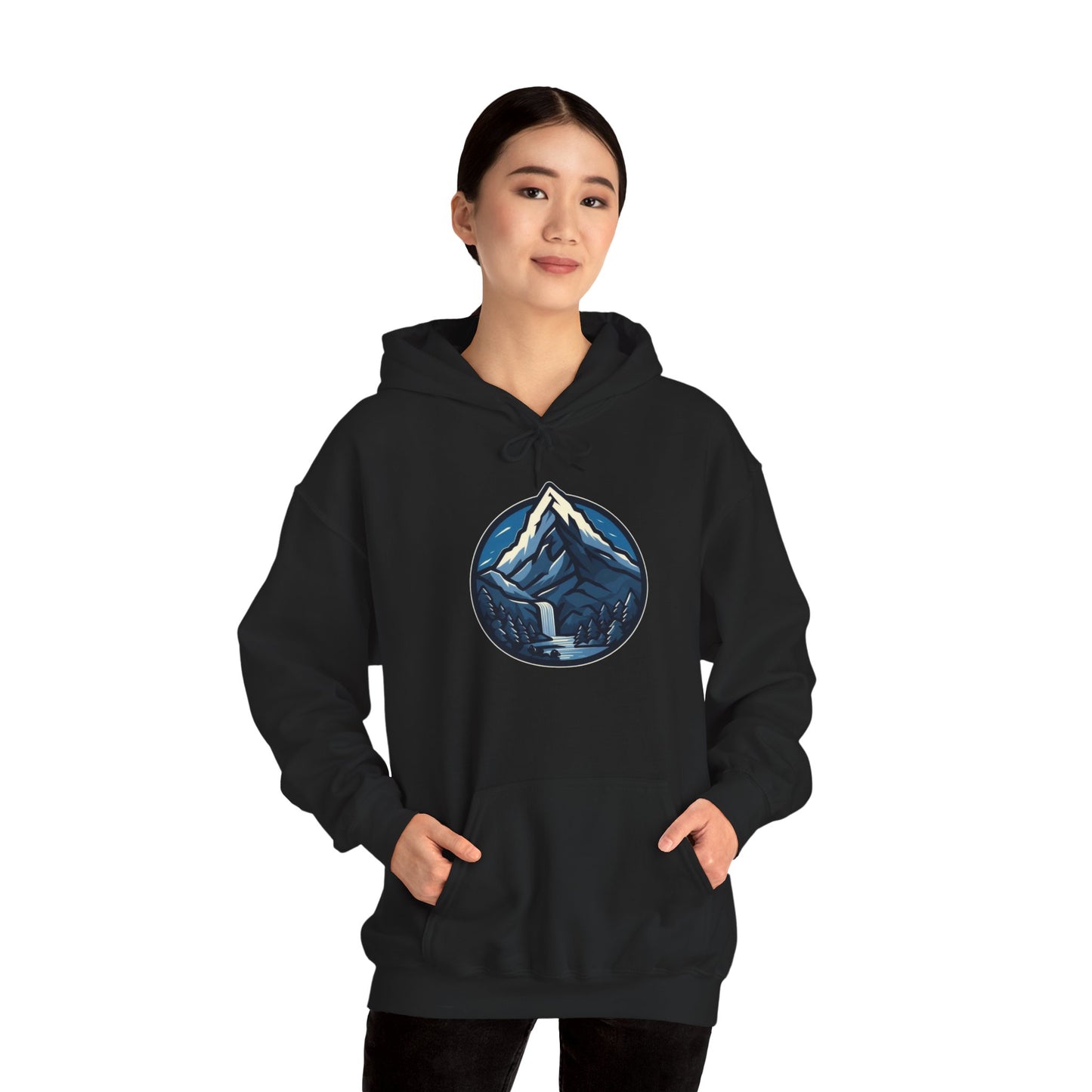 Blue Mountain Waterfall Hoodie