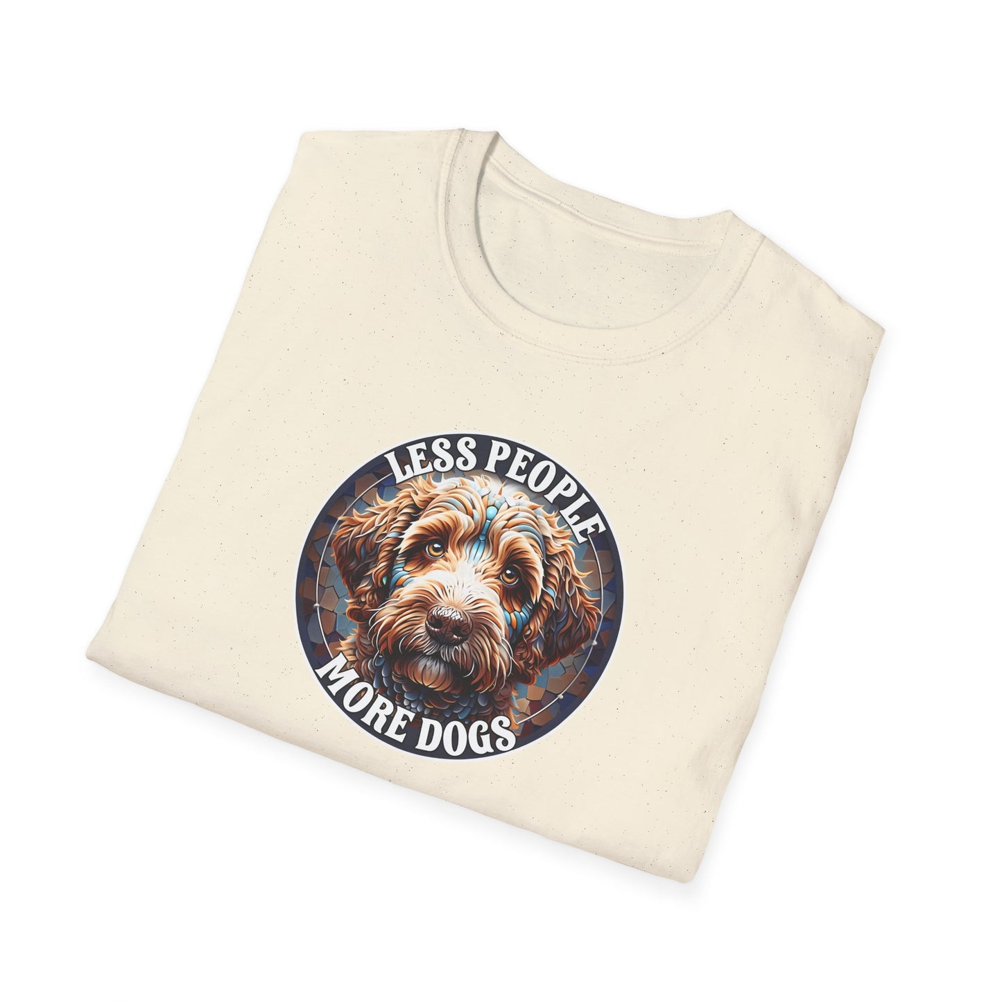 Less People More Dogs, T-Shirt, Funny Dog Lover Tee, Pet Owner Gift, Unisex Animal Shirt, Casual Wear, Doggie Apparel