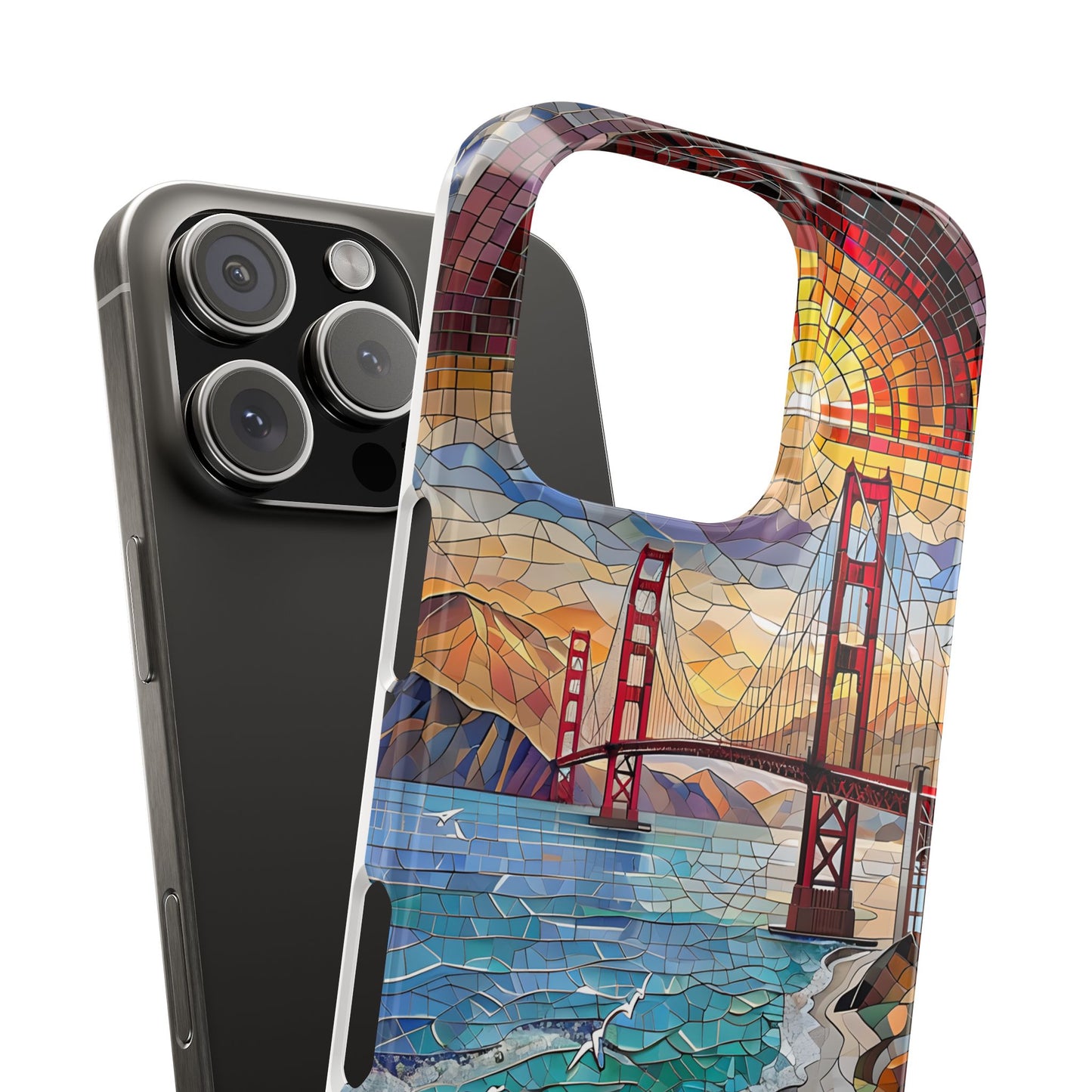 Mountain Landscape Slim Mobile Phone Cases, Phone Accessories, Doodle Dog Cell Phone Case