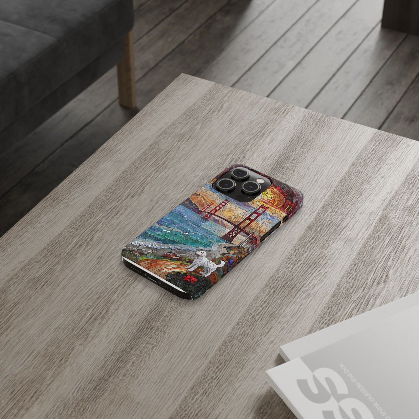 Mountain Landscape Slim Mobile Phone Cases, Phone Accessories, Doodle Dog Cell Phone Case