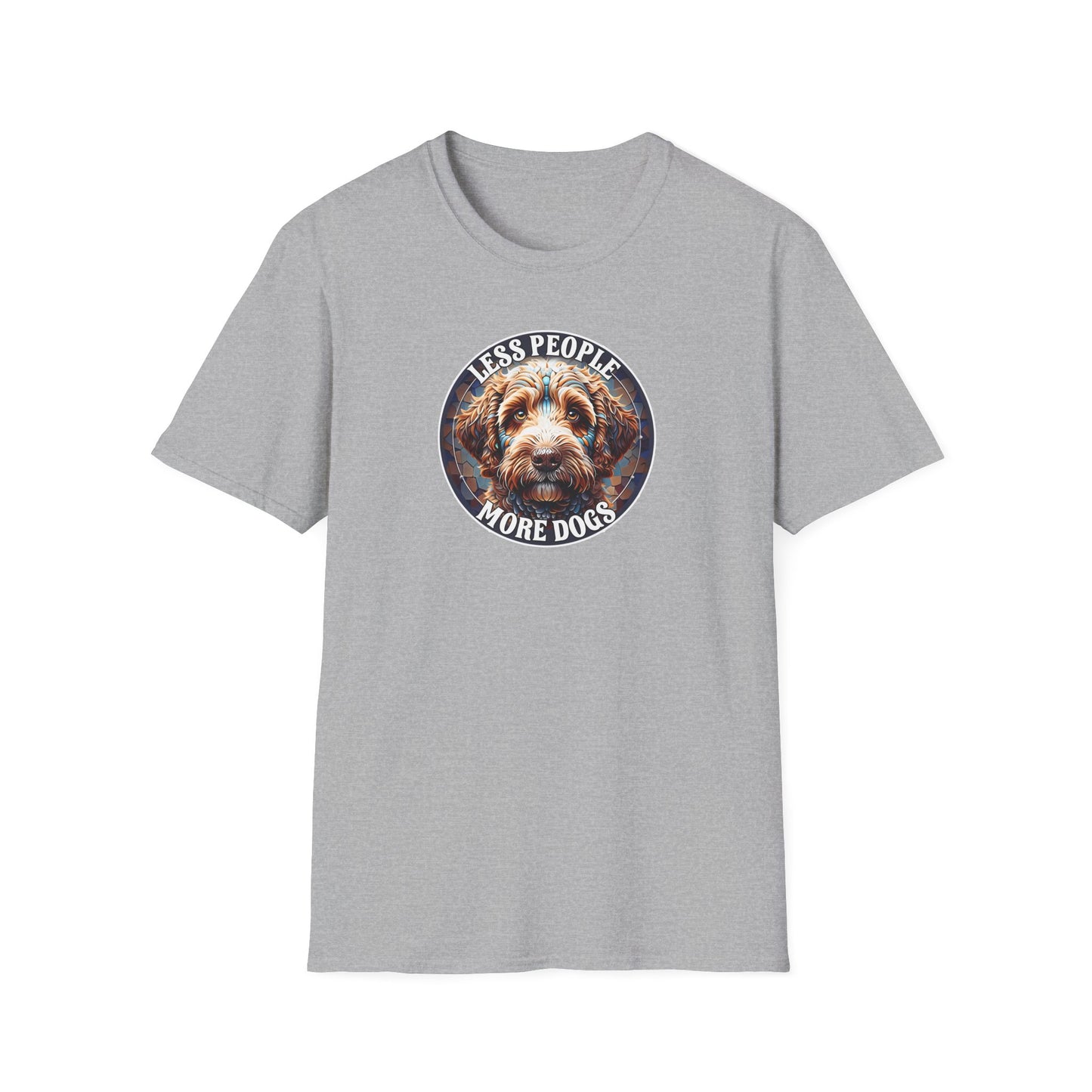 Less People More Dogs, T-Shirt, Funny Dog Lover Tee, Pet Owner Gift, Unisex Animal Shirt, Casual Wear, Doggie Apparel
