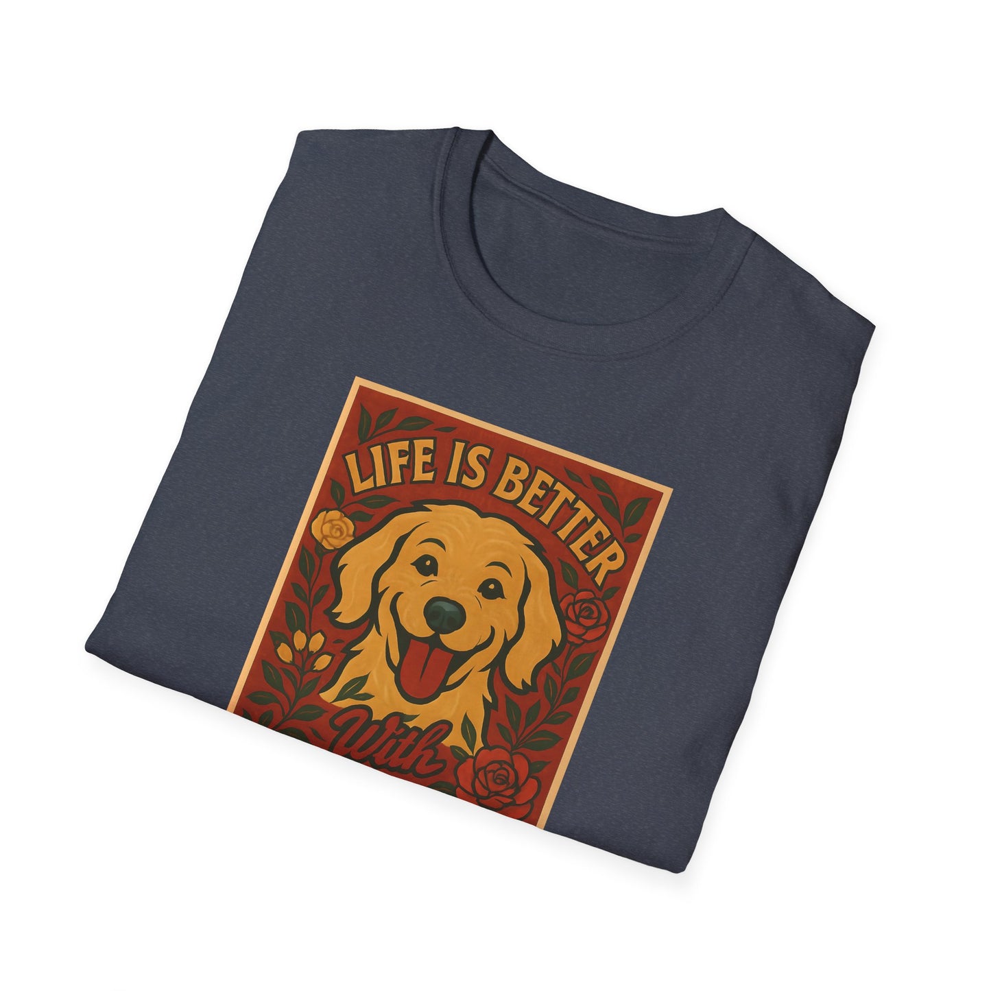 Doodle Pet T-Shirt - Life is Better with a Doodle Design, Cute Pet Shirts and Apparel, Gifts for Mom