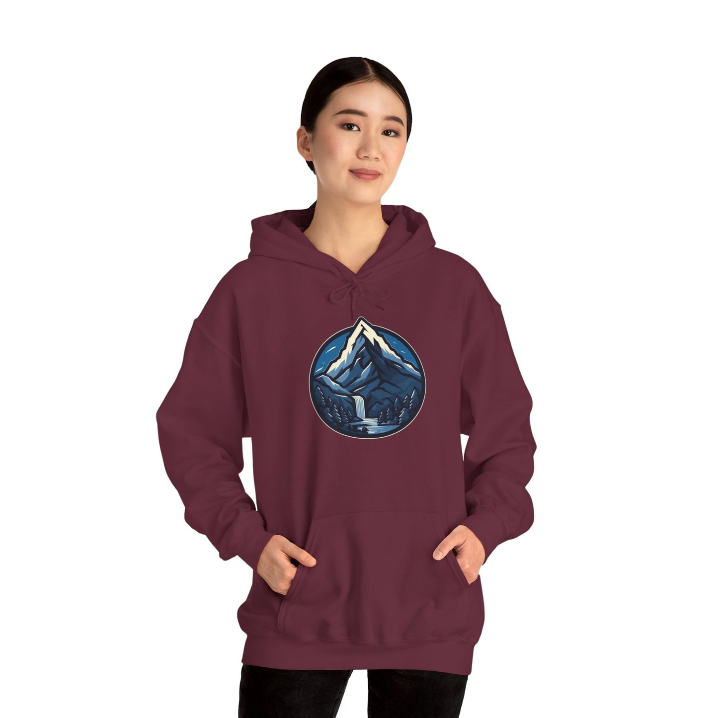 Blue Mountain Waterfall Hoodie