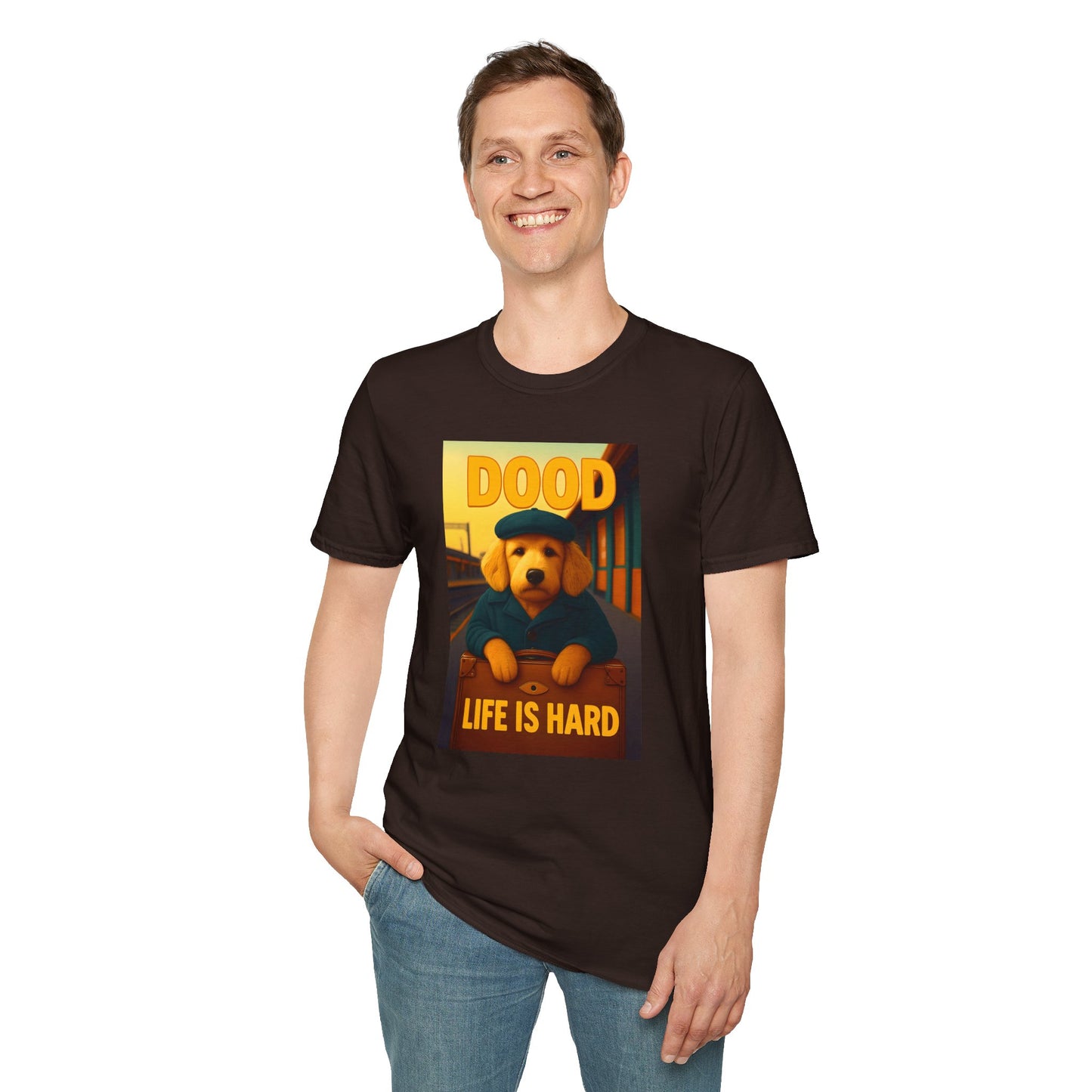 Dood Life is Hard T-Shirt, Funny Pet Tee, Unisex Graphic Shirt, Casual Wear Gift, Dog Lover Apparel