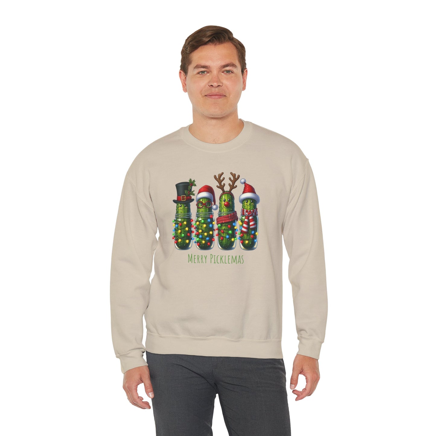 Christmas Is A Big Dill: Ugly Sweater: Holiday Cheer, Funny Gift for Pickle Lovers, Christmas Apparel