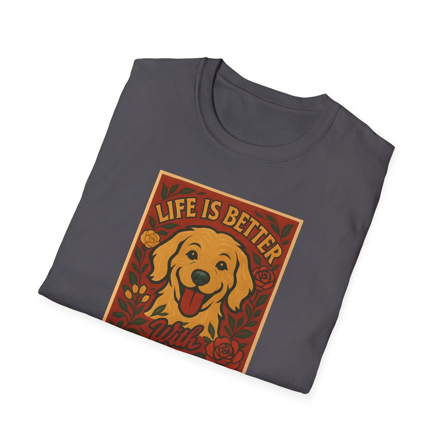Doodle Pet T-Shirt - Life is Better with a Doodle Design, Cute Pet Shirts and Apparel, Gifts for Mom