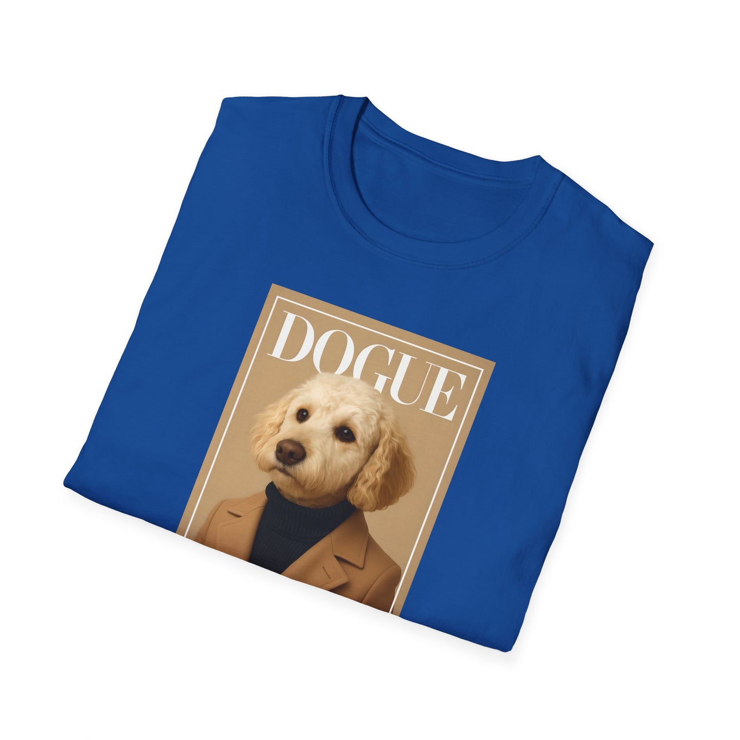 Dogue Magazine Cover. Themed Unisex T-Shirt - Fun Pet Lover Gift, Dog Mom Apparel
