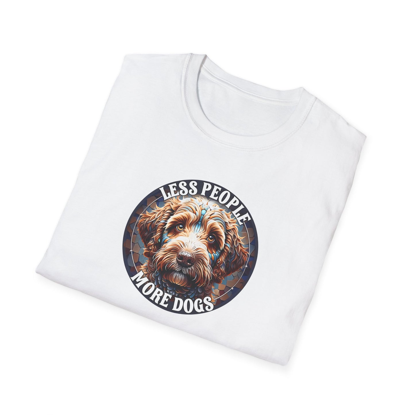 Less People More Dogs, T-Shirt, Funny Dog Lover Tee, Pet Owner Gift, Unisex Animal Shirt, Casual Wear, Doggie Apparel