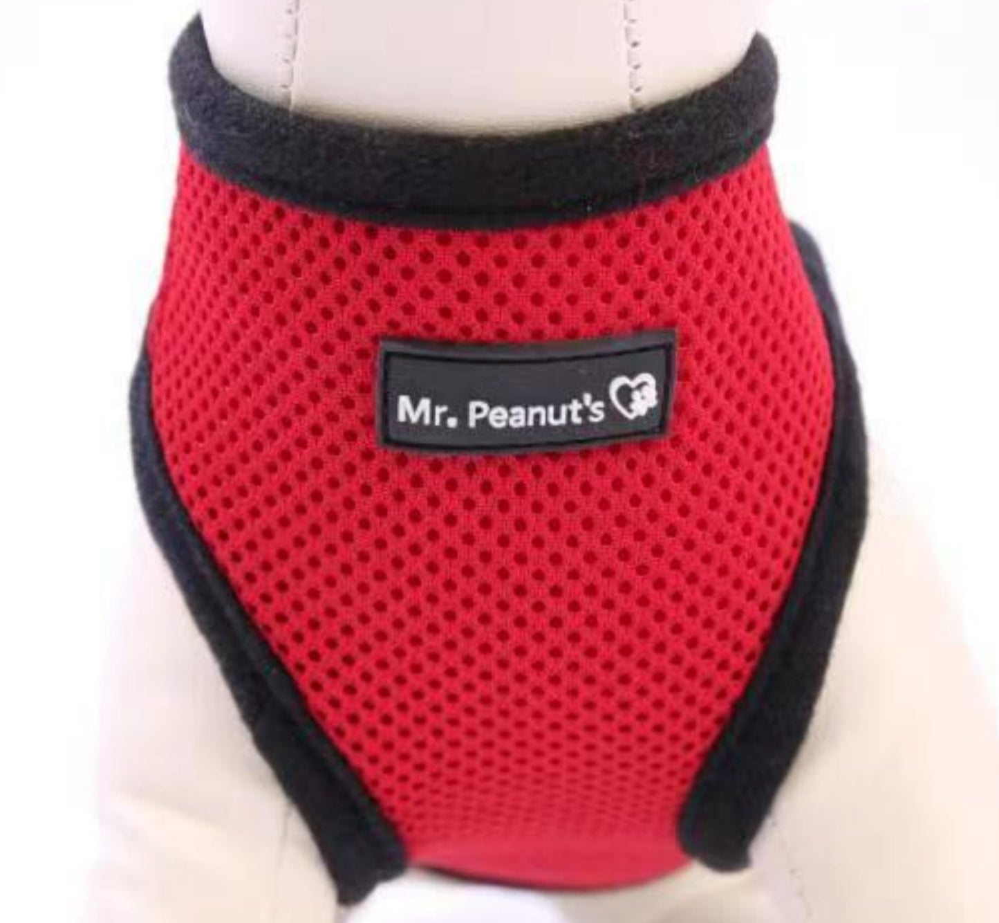 Mr. Peanut's PupTrek Harness and Leash Set, Small Dog/Cat Soft Mesh Step In Harness Vest