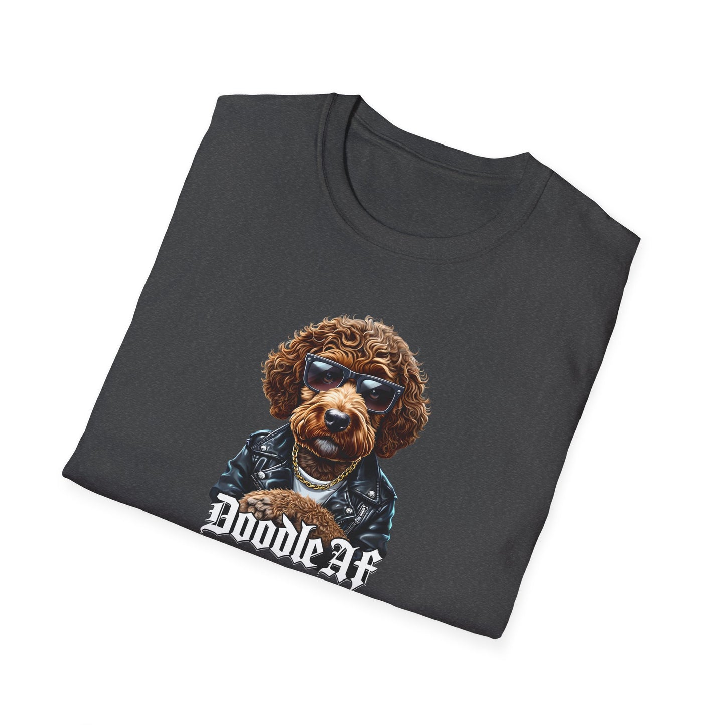 Doodle AF, Cool Doodle Dog Unisex T-Shirt, Pet Lover Gift, Dog Apparel, Dog Mom, Funny Animal Tee