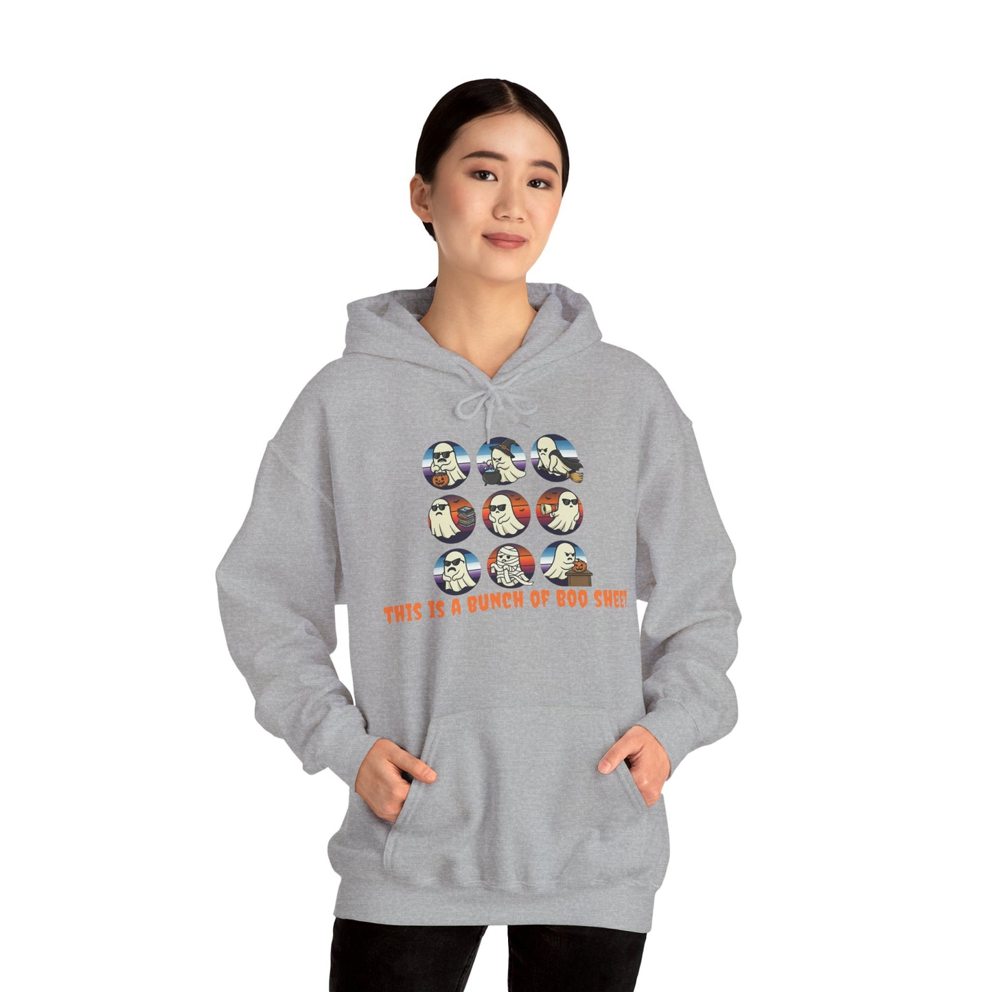Funny Graphic Hoodie: This Is A Bunch Of Boo Sheet, Humor Sweatshirt, Unisex Pullover, Halloween Gift
