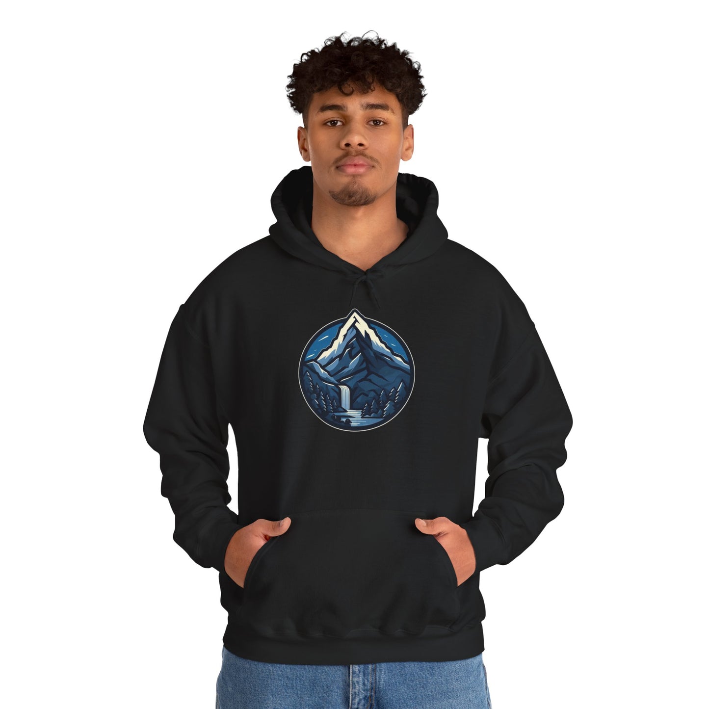 Blue Mountain Waterfall Hoodie