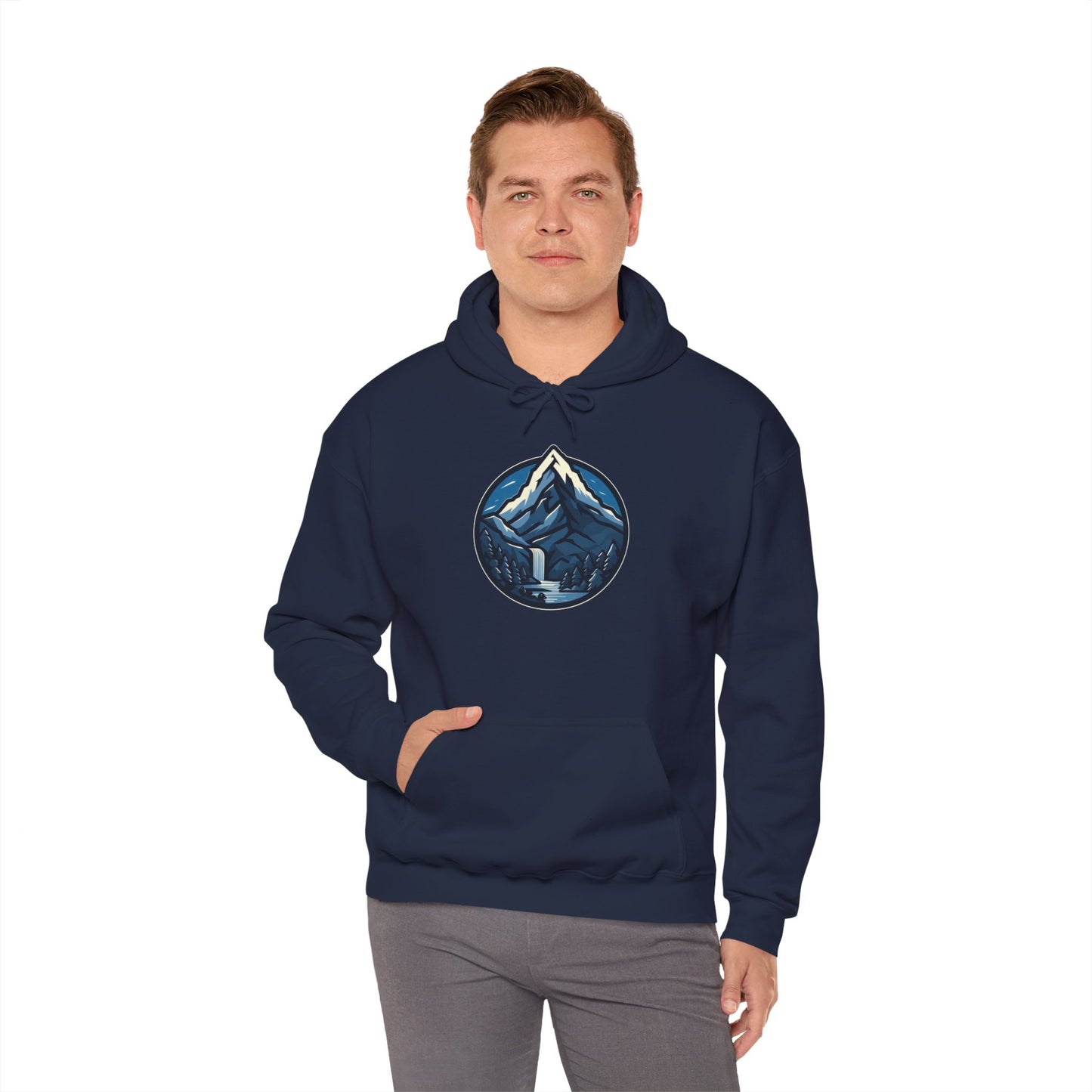 Blue Mountain Waterfall Hoodie