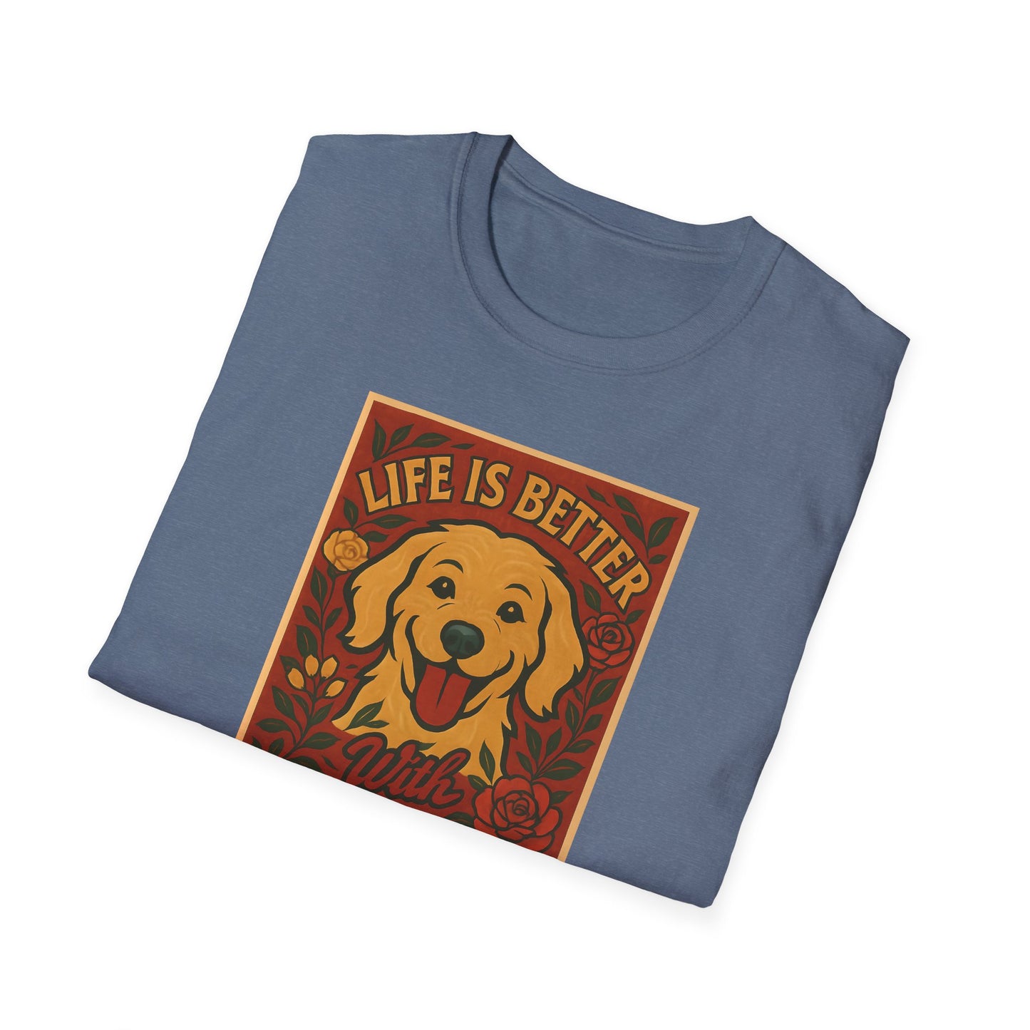 Doodle Pet T-Shirt - Life is Better with a Doodle Design, Cute Pet Shirts and Apparel, Gifts for Mom