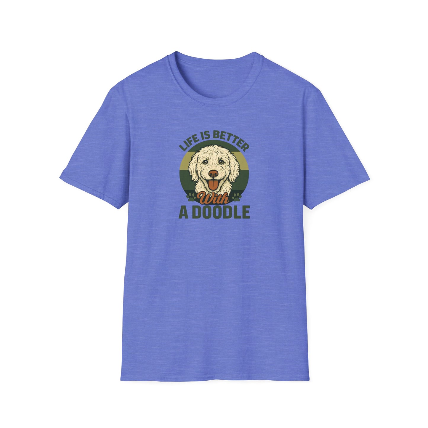 Life is Better with a Doodle, T-Shirt for Dog Lovers, Cute Pet Tee, Unisex Graphic Tee, Gift for Dog Parents, Animal Lovers Apparel