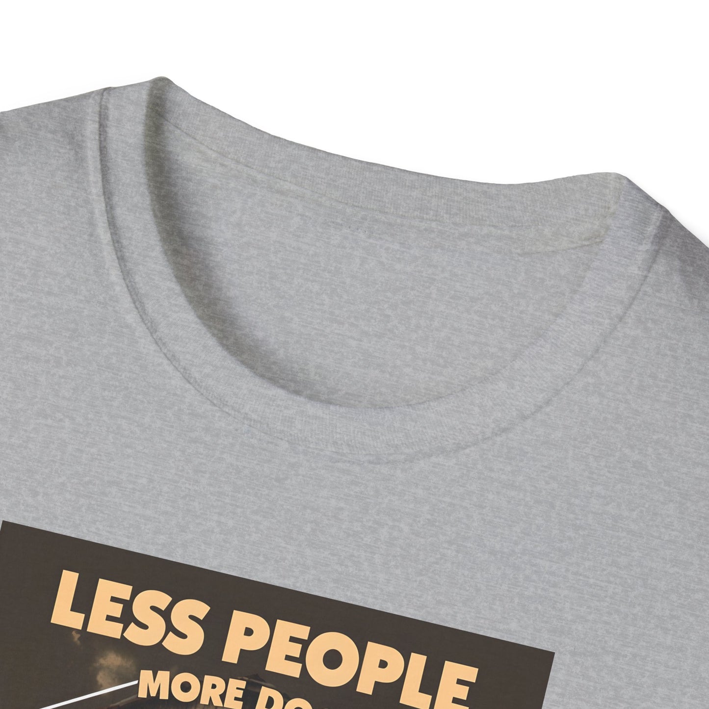 Unisex Dog Lover T-Shirt, Less People More Dogs, Pet Owner Gift, Casual Wear, Birthday Gift, Animal Lover Tee